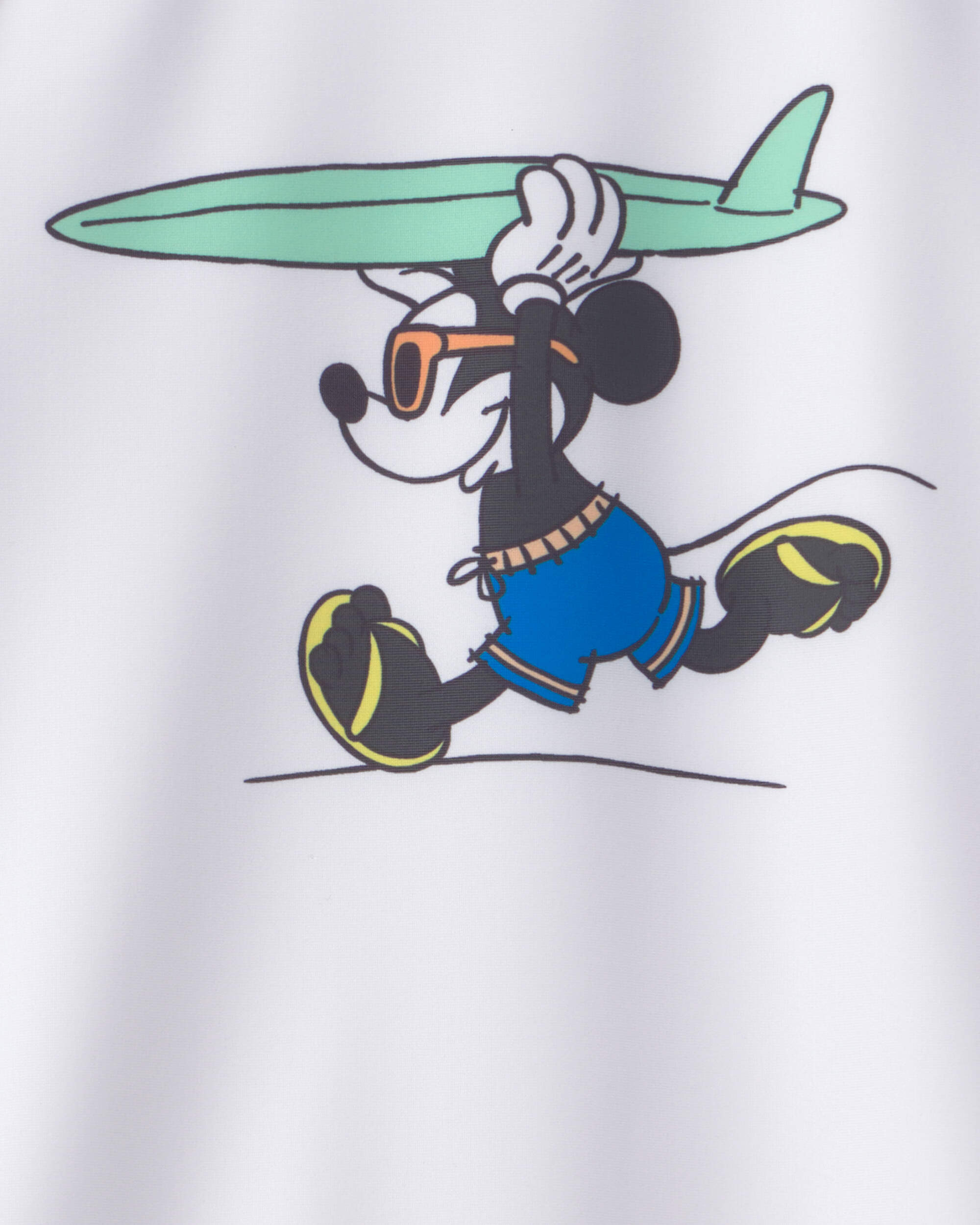 Toddler Boy Disney© Mickey Mouse Rashguard - White/Blue