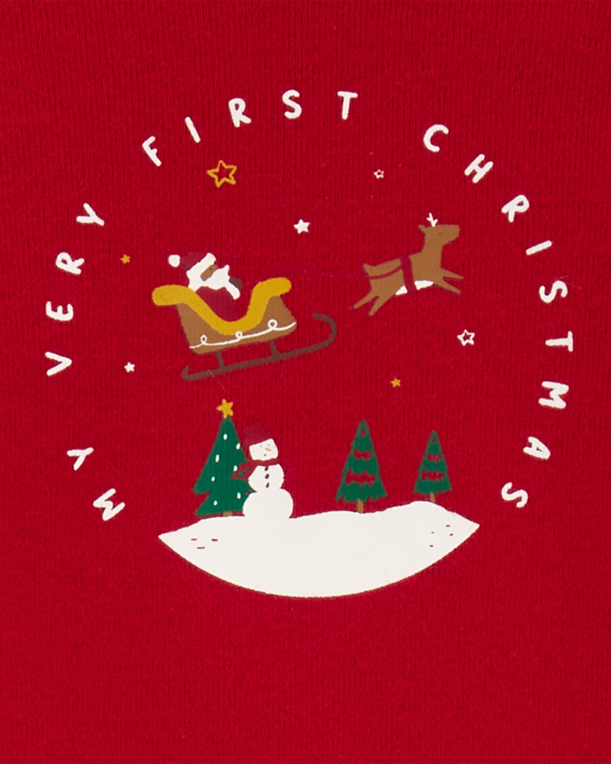Red White Baby 3 Piece My First Christmas Set Carter s Oshkosh Canada