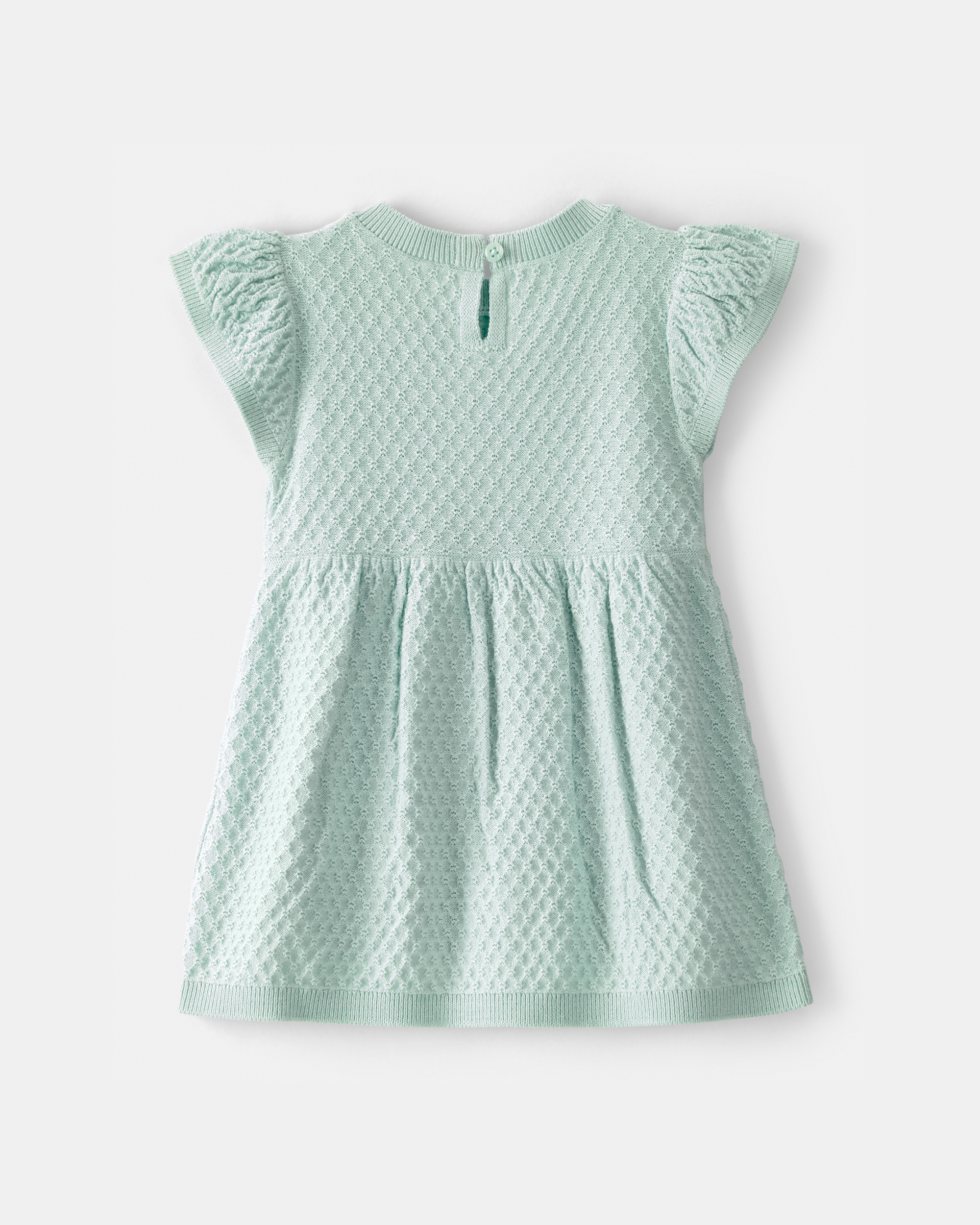 Baby Girl Sweater Dress - Green