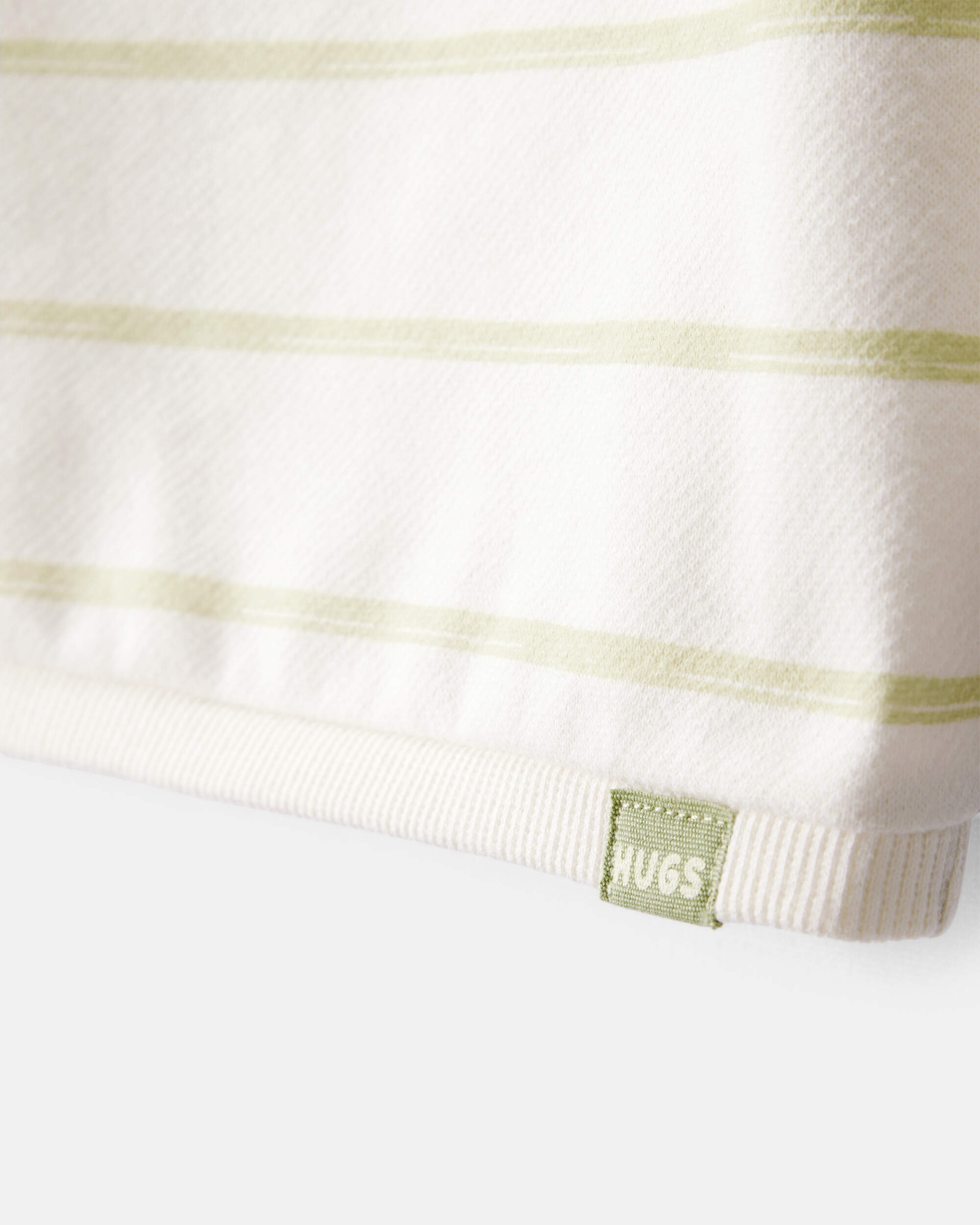 Baby Boy Long-Sleeve Pullover Sweatshirt - White