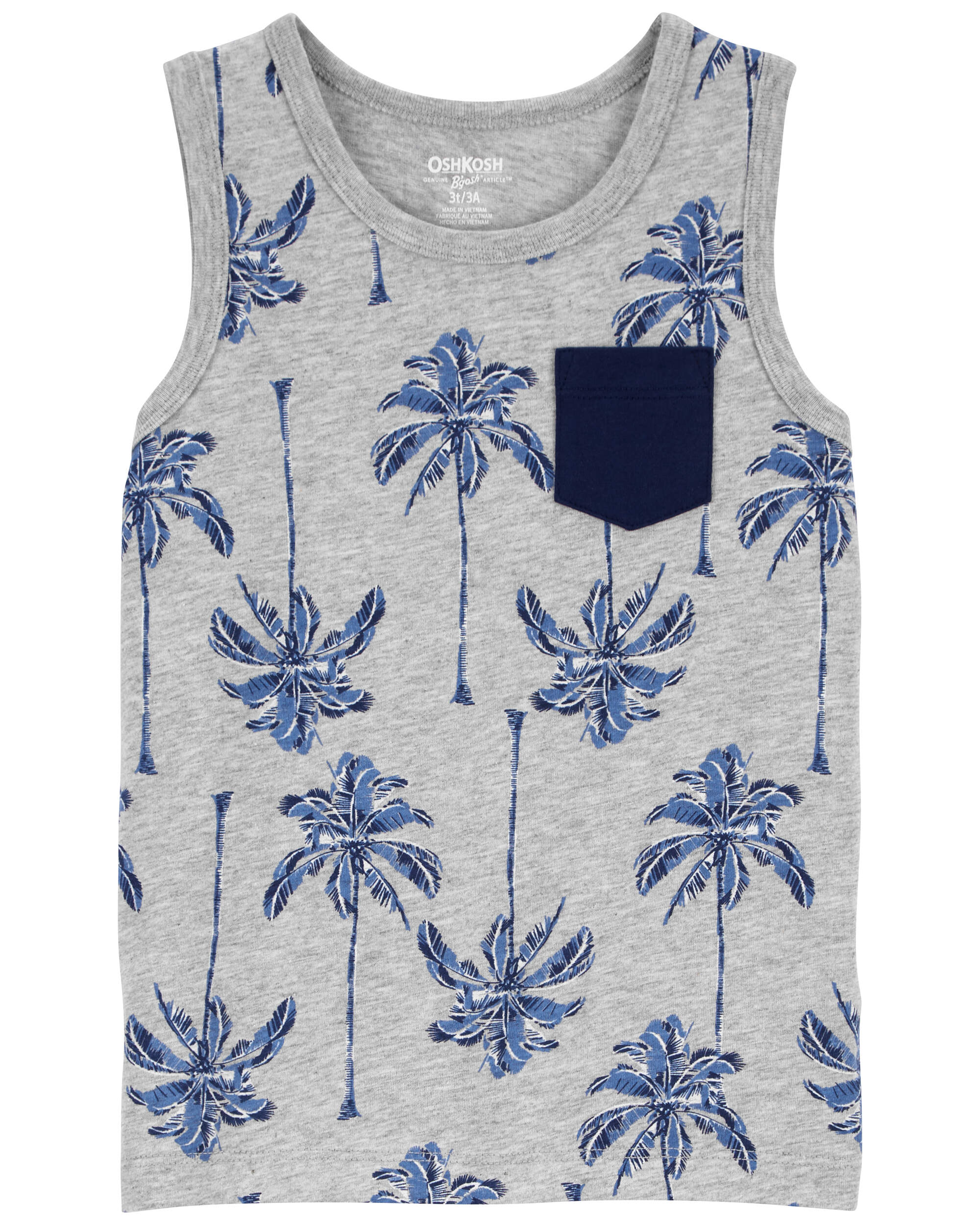 Débardeur Gymboree Pour Fille Taille 7 - Motif Îles D'Été Avec Palmier Et Strass - Occasion Très Bon état