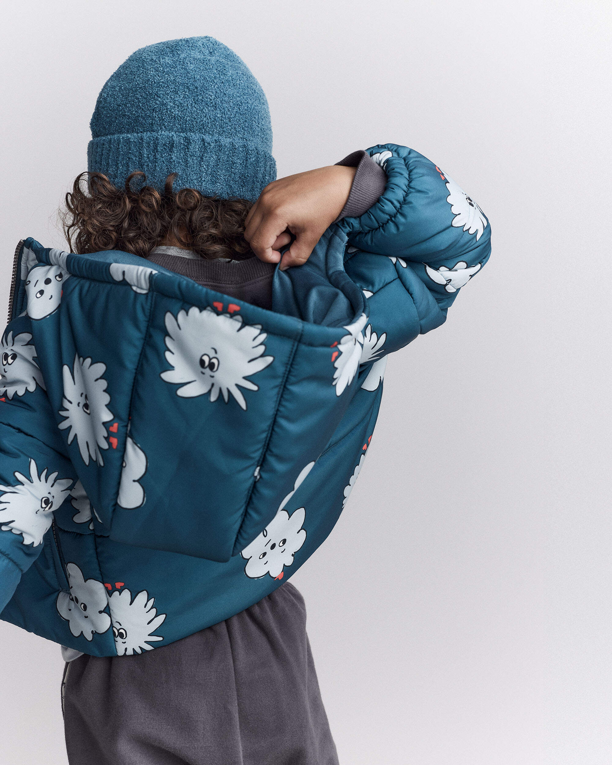 Toddler Squish Hooded Puffer Jacket - Deep Teal