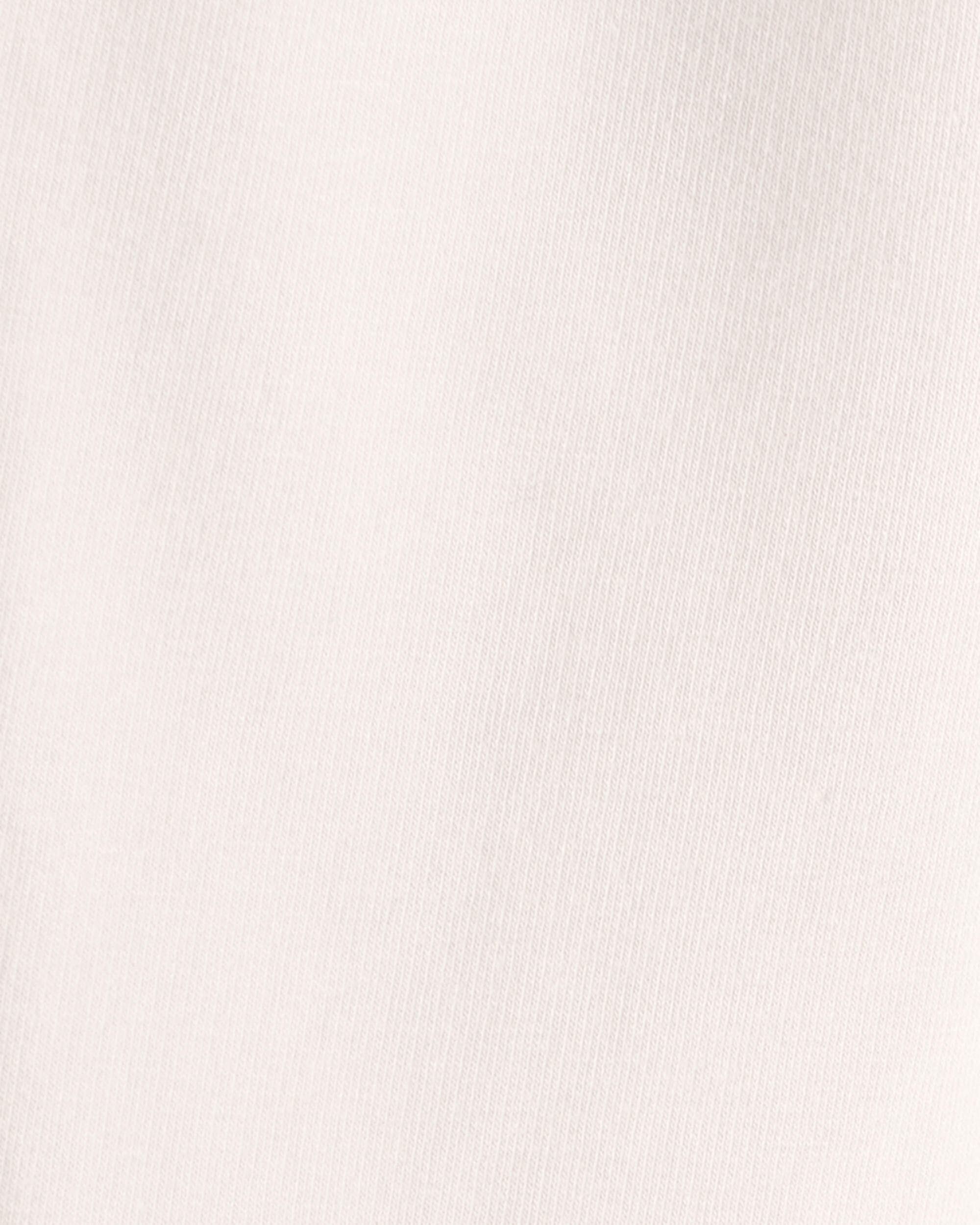 Baby Organic Cotton Knit Pants Cream