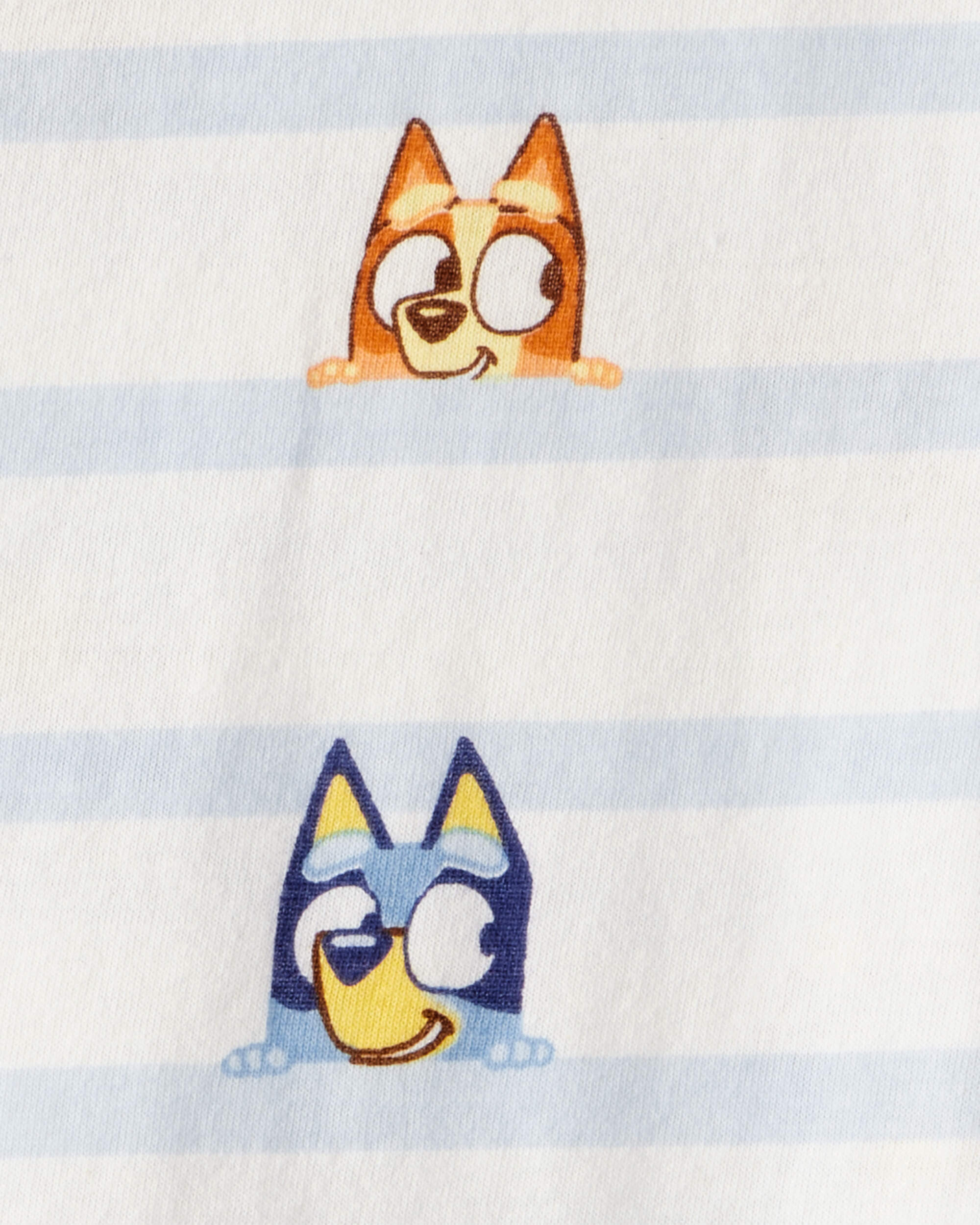 Toddler Striped Bluey Short-Sleeve Graphic Tee