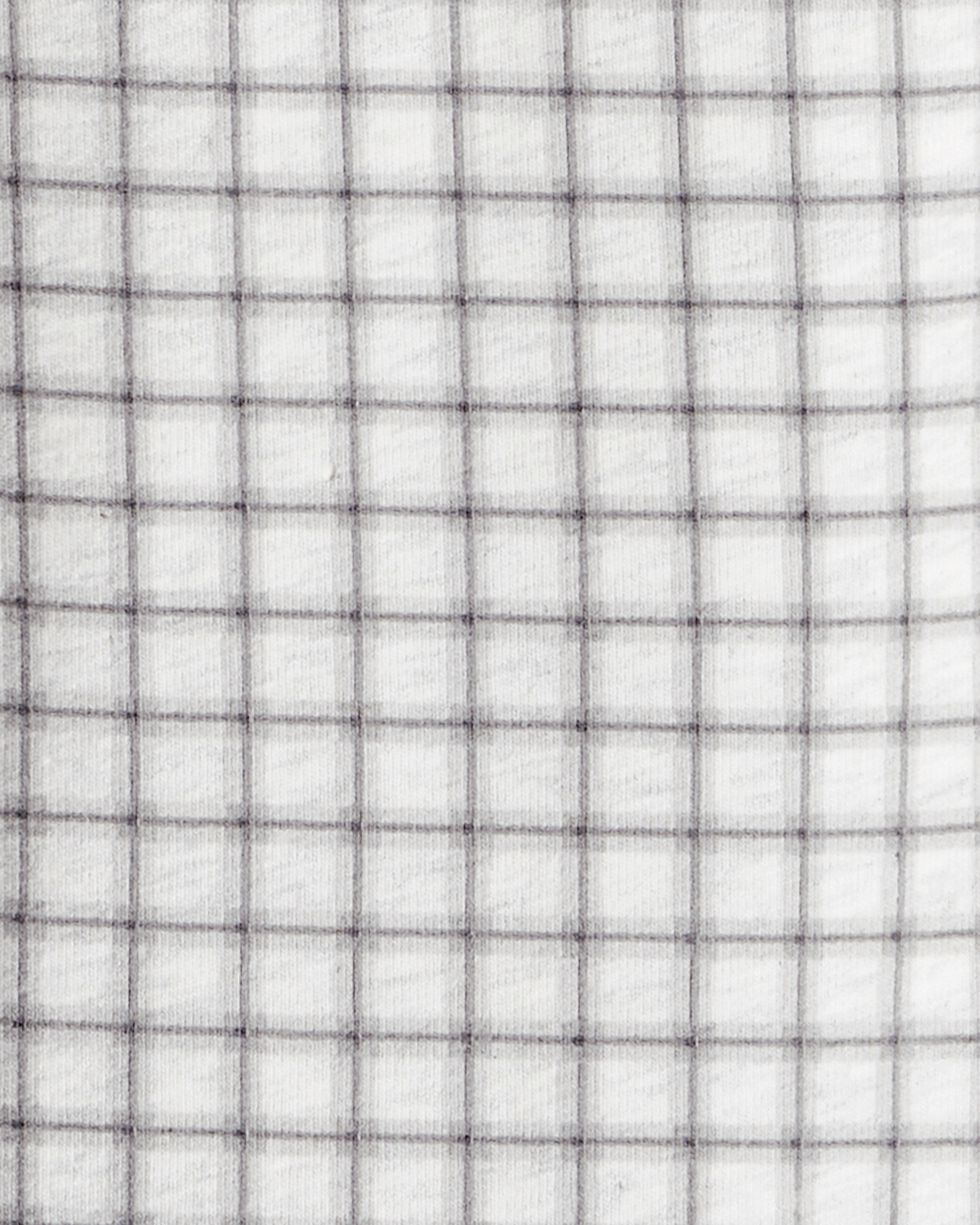 Girls Plaid Cotton Pull-On Stretch Leggings - Grey