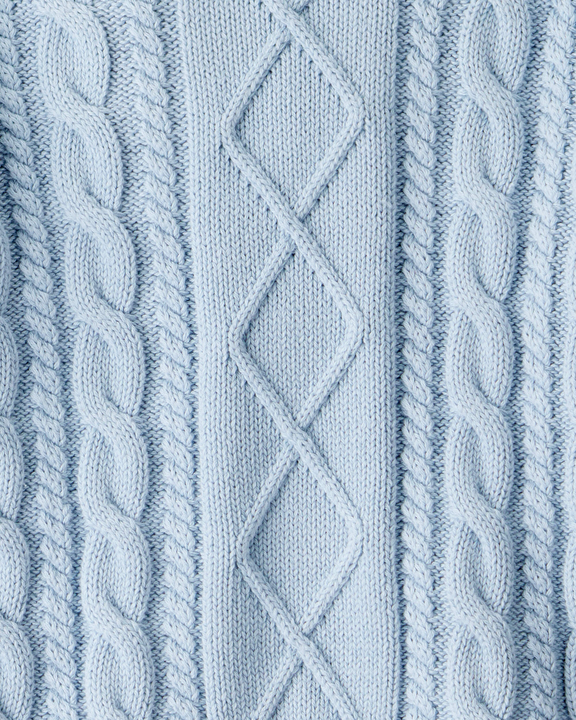 Toddler Organic Cotton Cable Knit Sweater