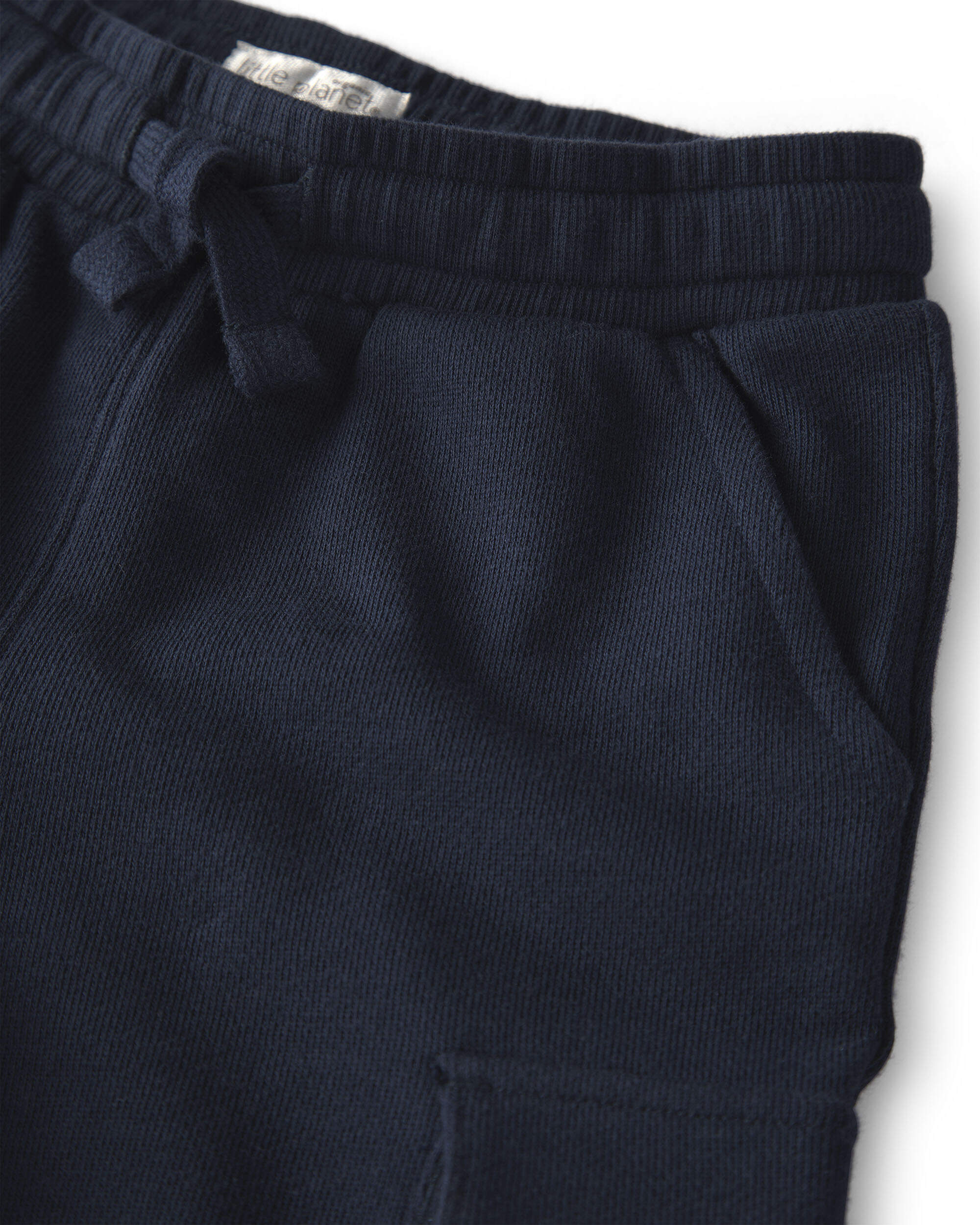 Toddler Boy Organic Cotton French Terry Cargo Pants