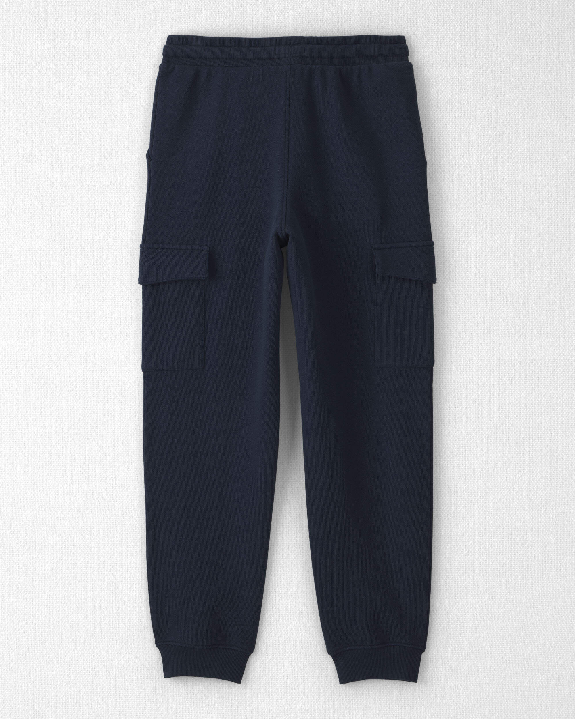Boys Organic Cotton French Terry Cargo Pants