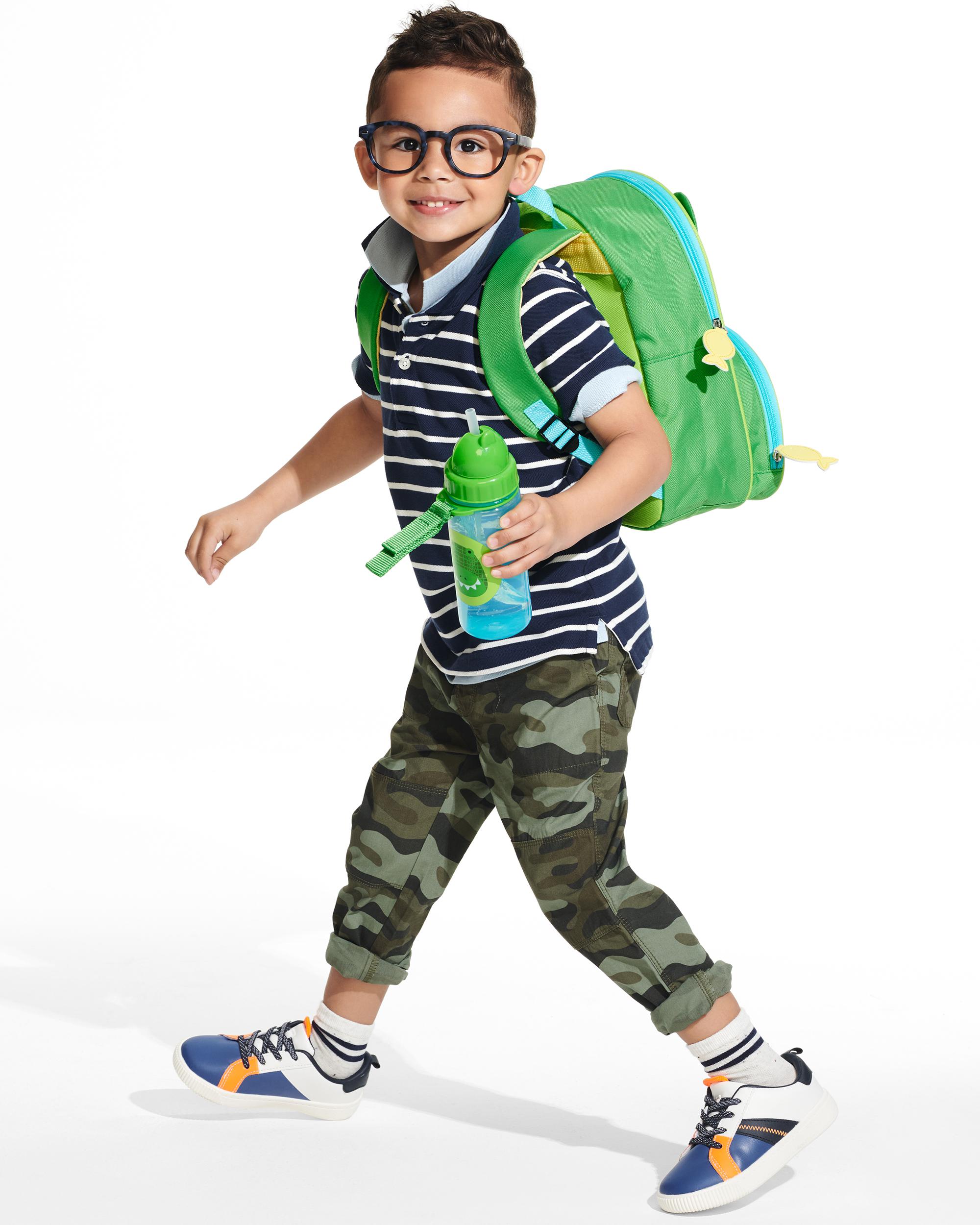 Zoo Straw Bottle - 13 oz - Crocodile