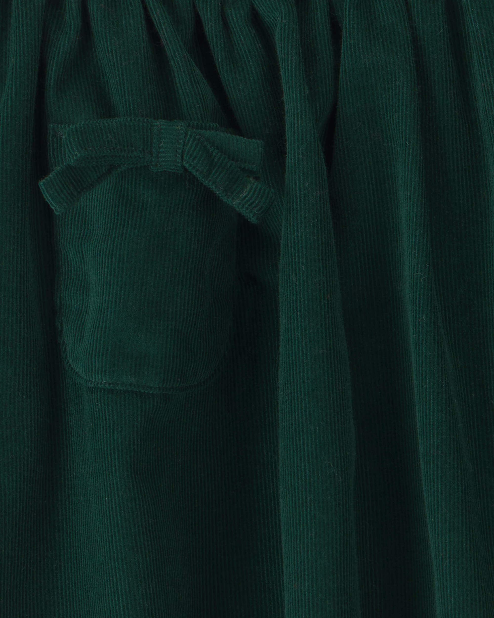 Toddler Girl Bow Corduroy Skort - Green