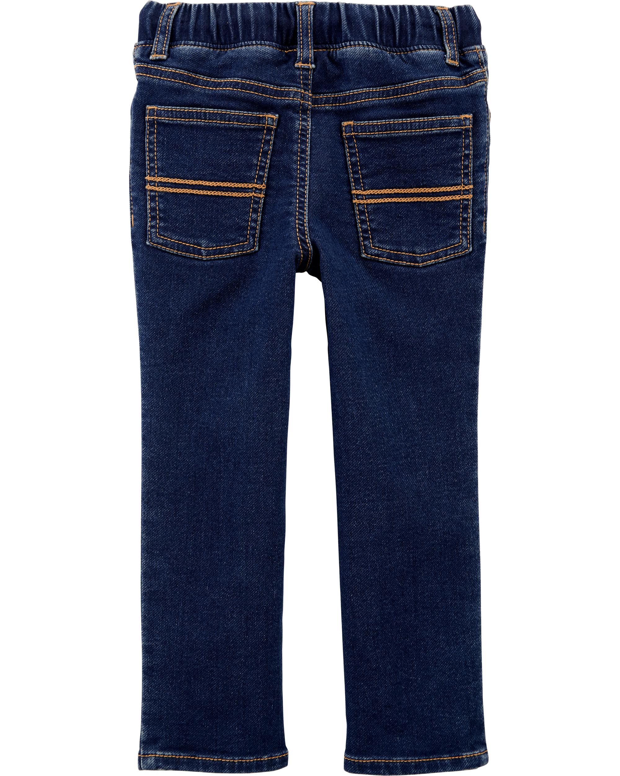 carters stretch waist pull on jeans