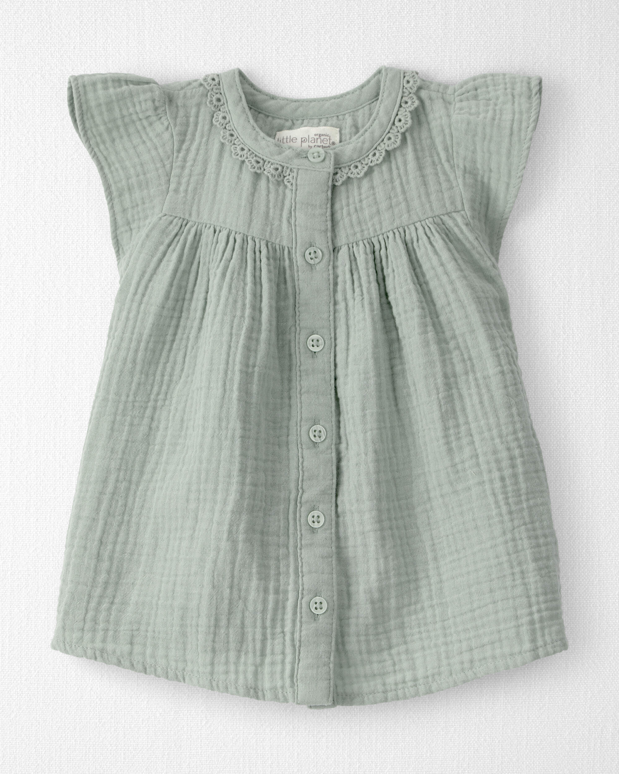 Baby Girl Organic Cotton Gauze Dress