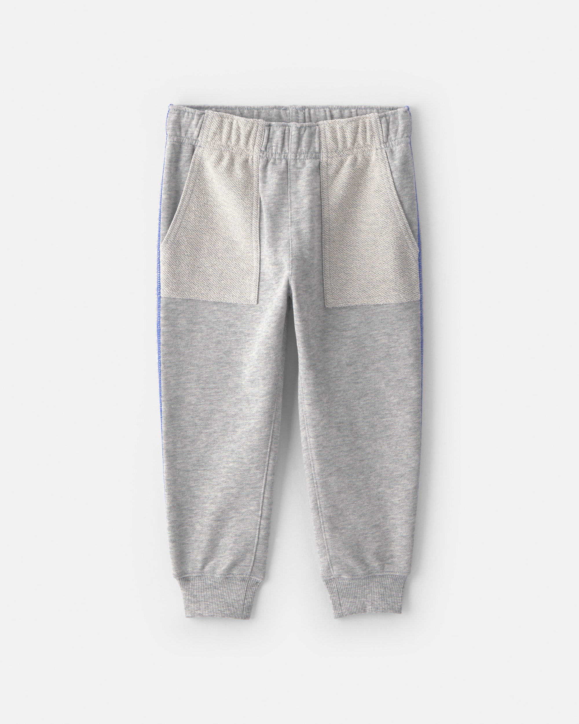 Toddler Boy 2-Piece 'Team Player' French Terry Sweatshirt & Pant Set - Grey