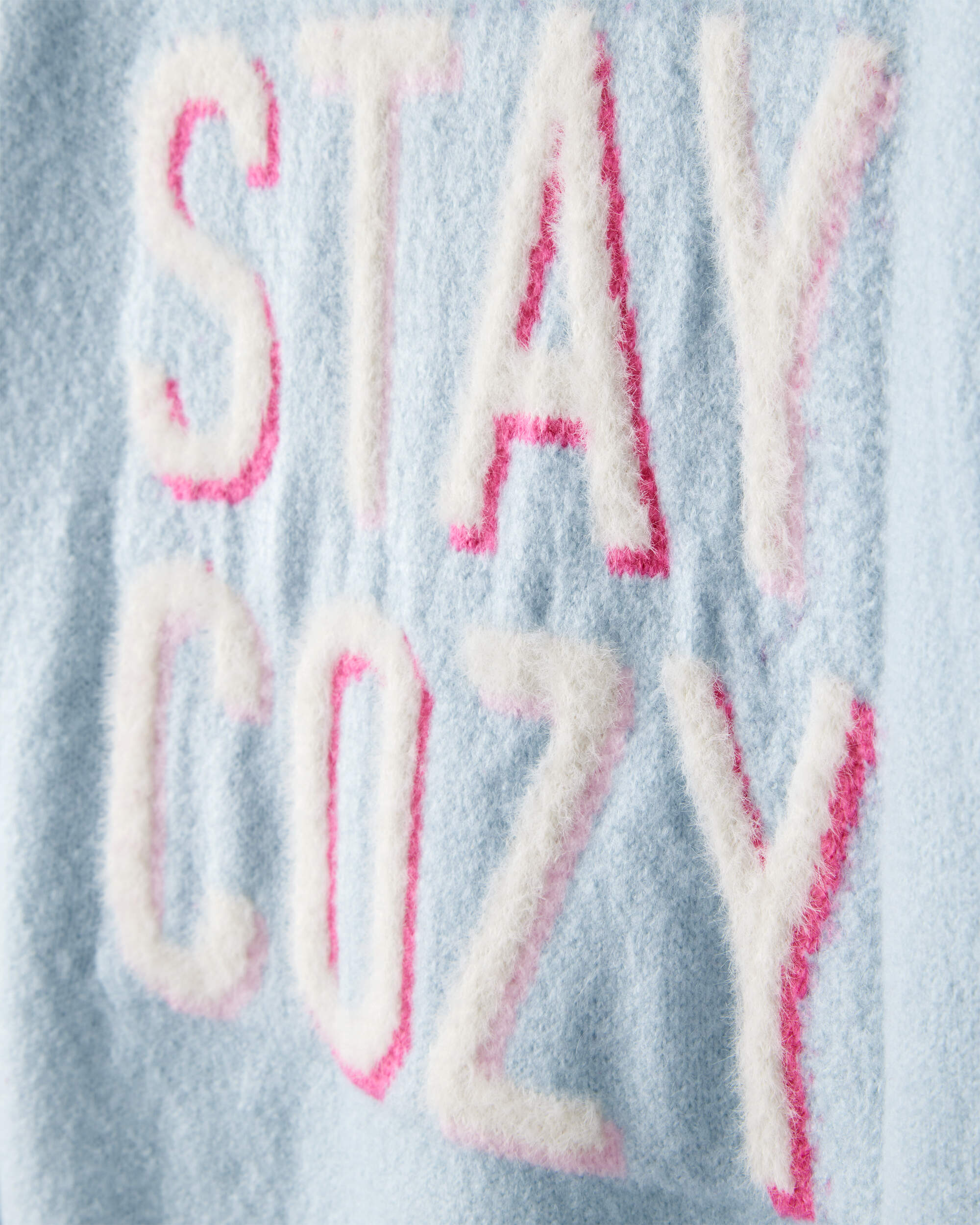 Girls Stay Cozy Sweater - Blue