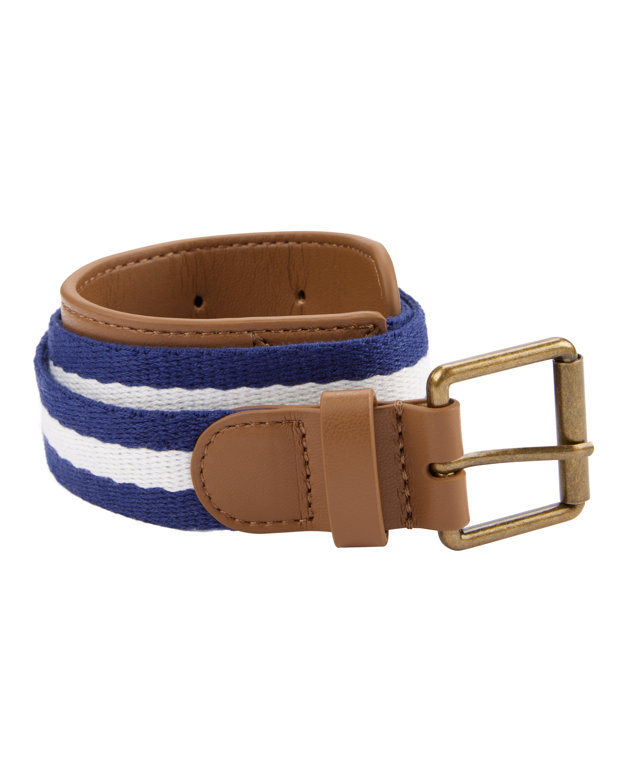 Rope Belt - White/Navy