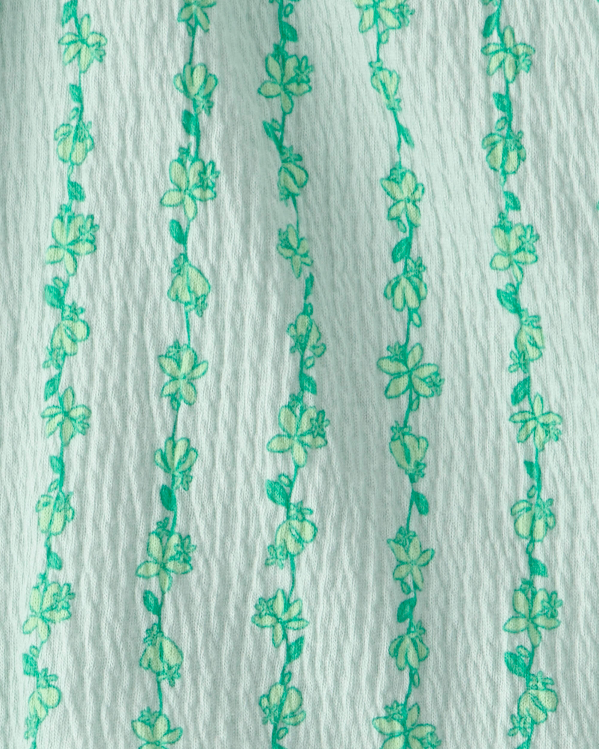 Toddler Girl 2-Piece Vine Top & Skort Set - Green