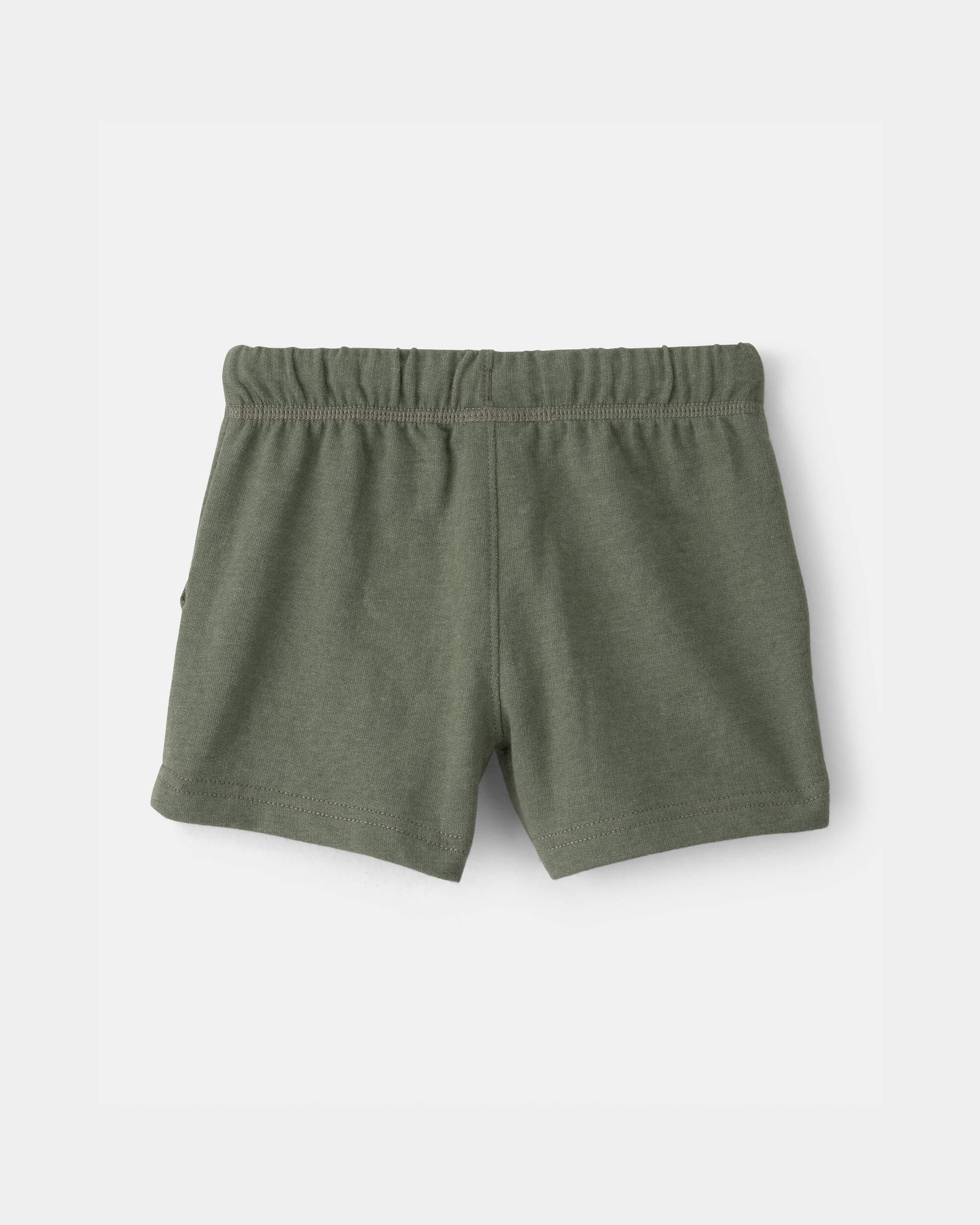 Baby Boy French Terry Shorts - Green