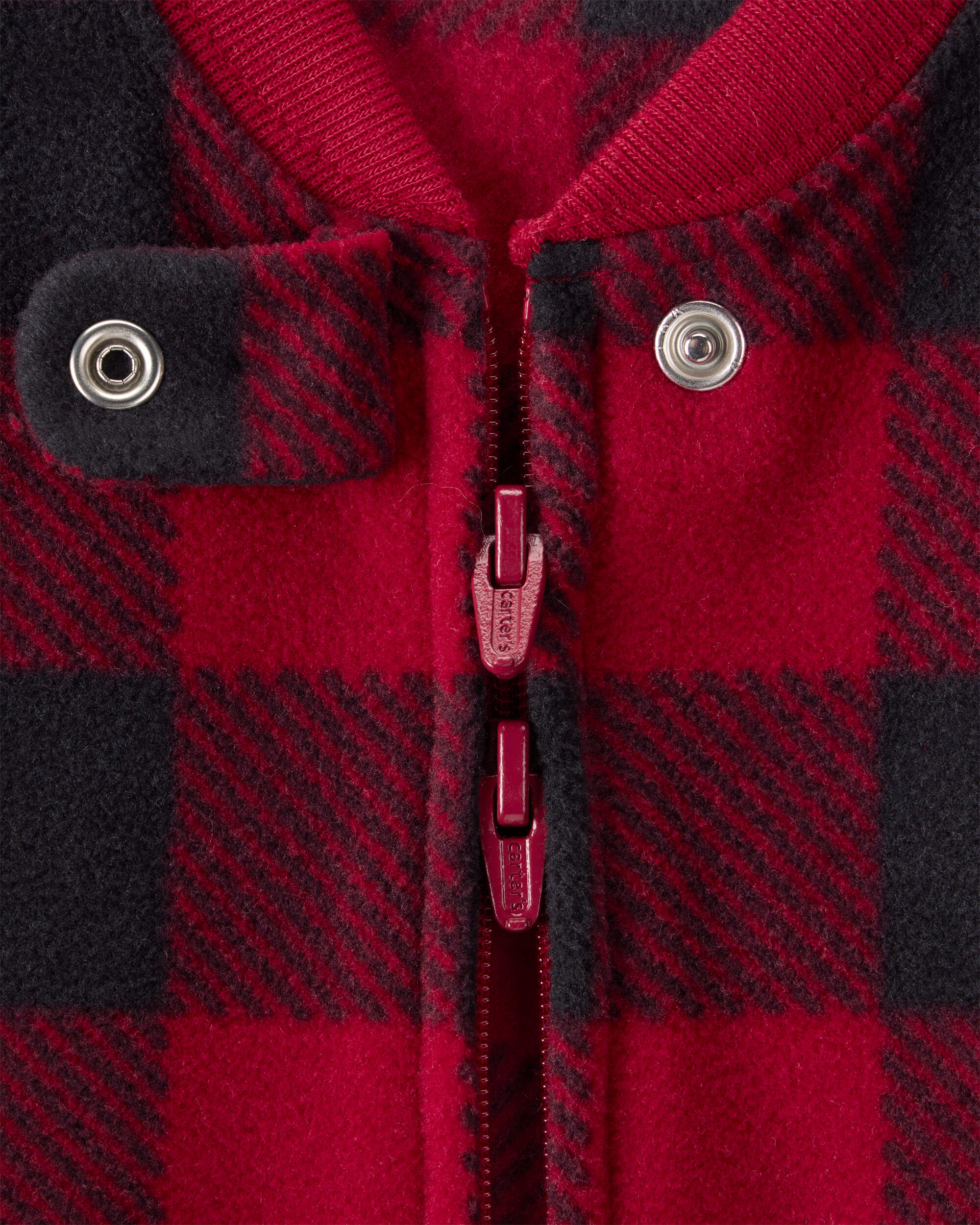 Baby Checkered Print Loose Fit Long-Sleeve Wearable Blanket