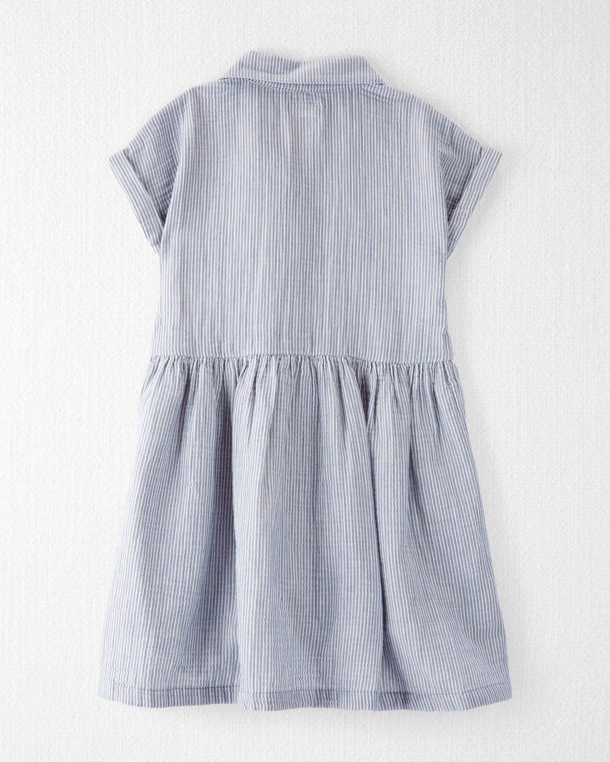 Kid Organic Cotton Gauze Striped Dress