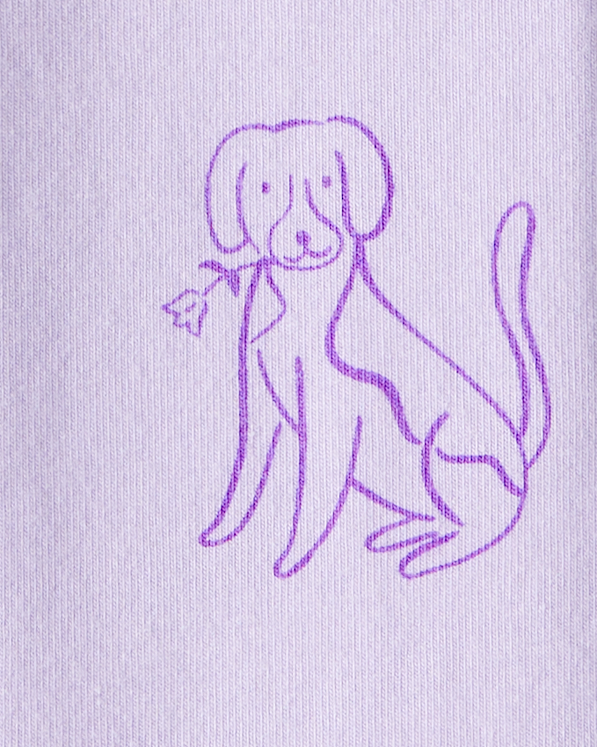 Toddler Girl Dog Print Flare Pull-On Stretch Leggings - Purple