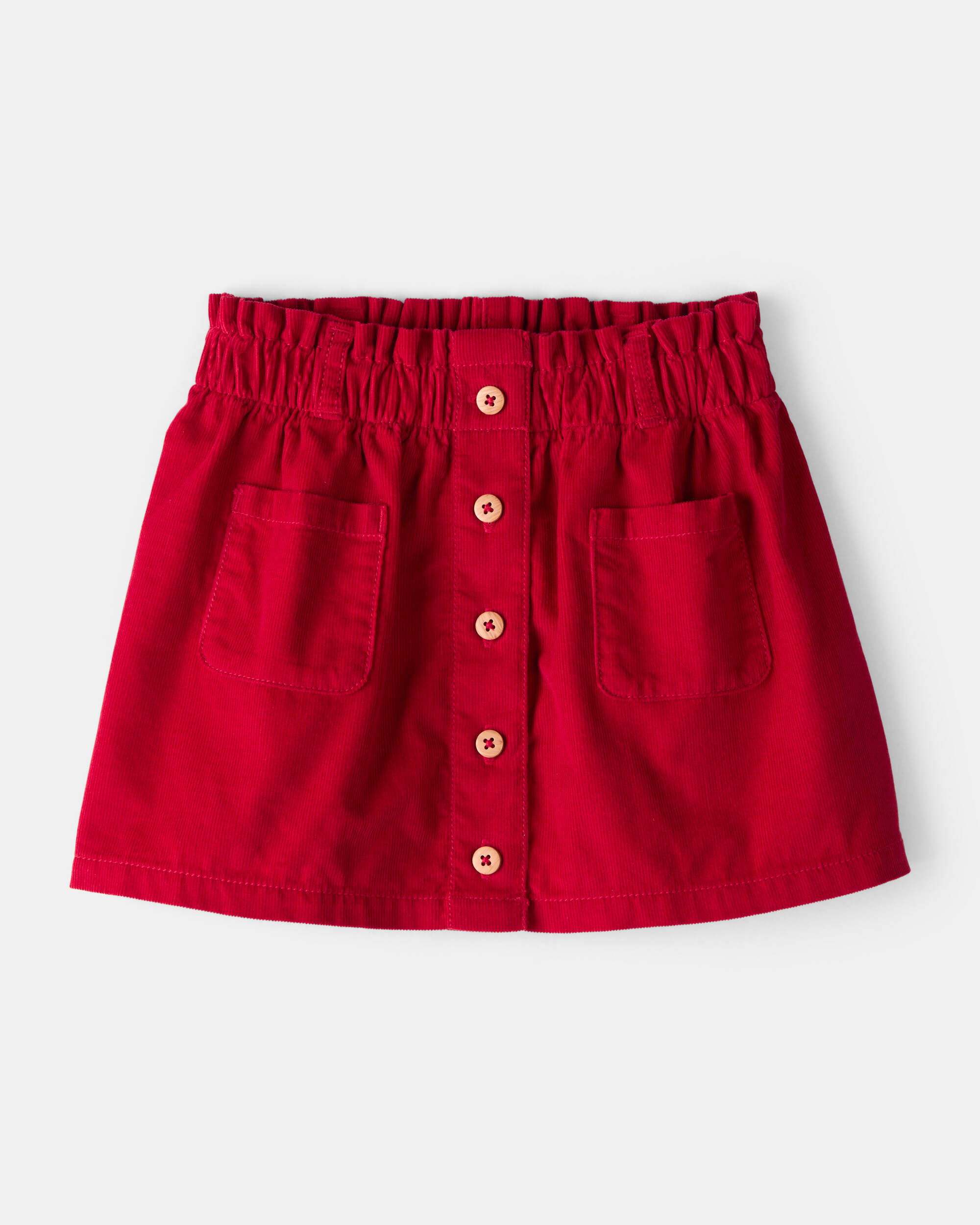 Toddler Girl Corduroy Skort - Red