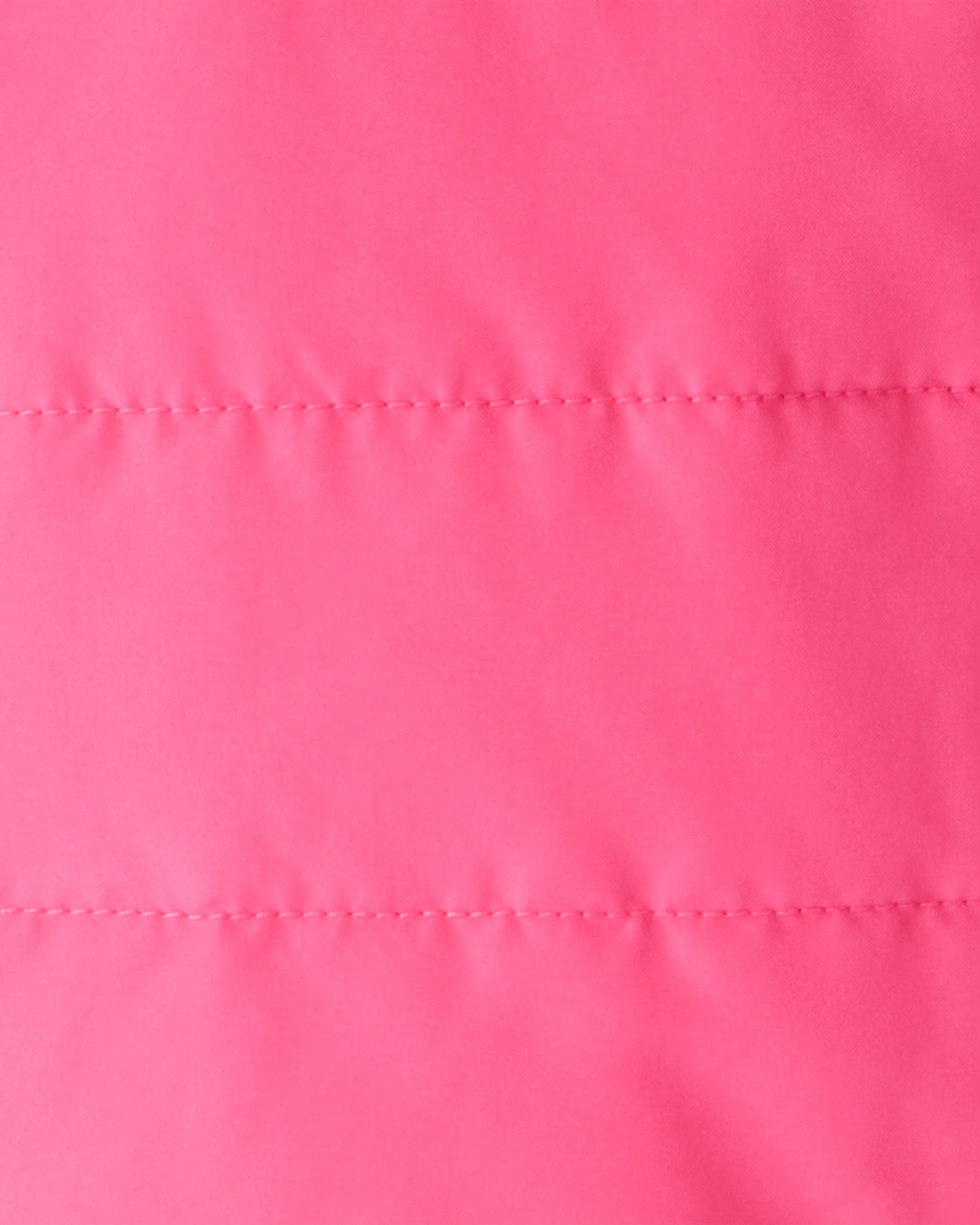 Baby Girl Hooded Puffer Jacket - Pink