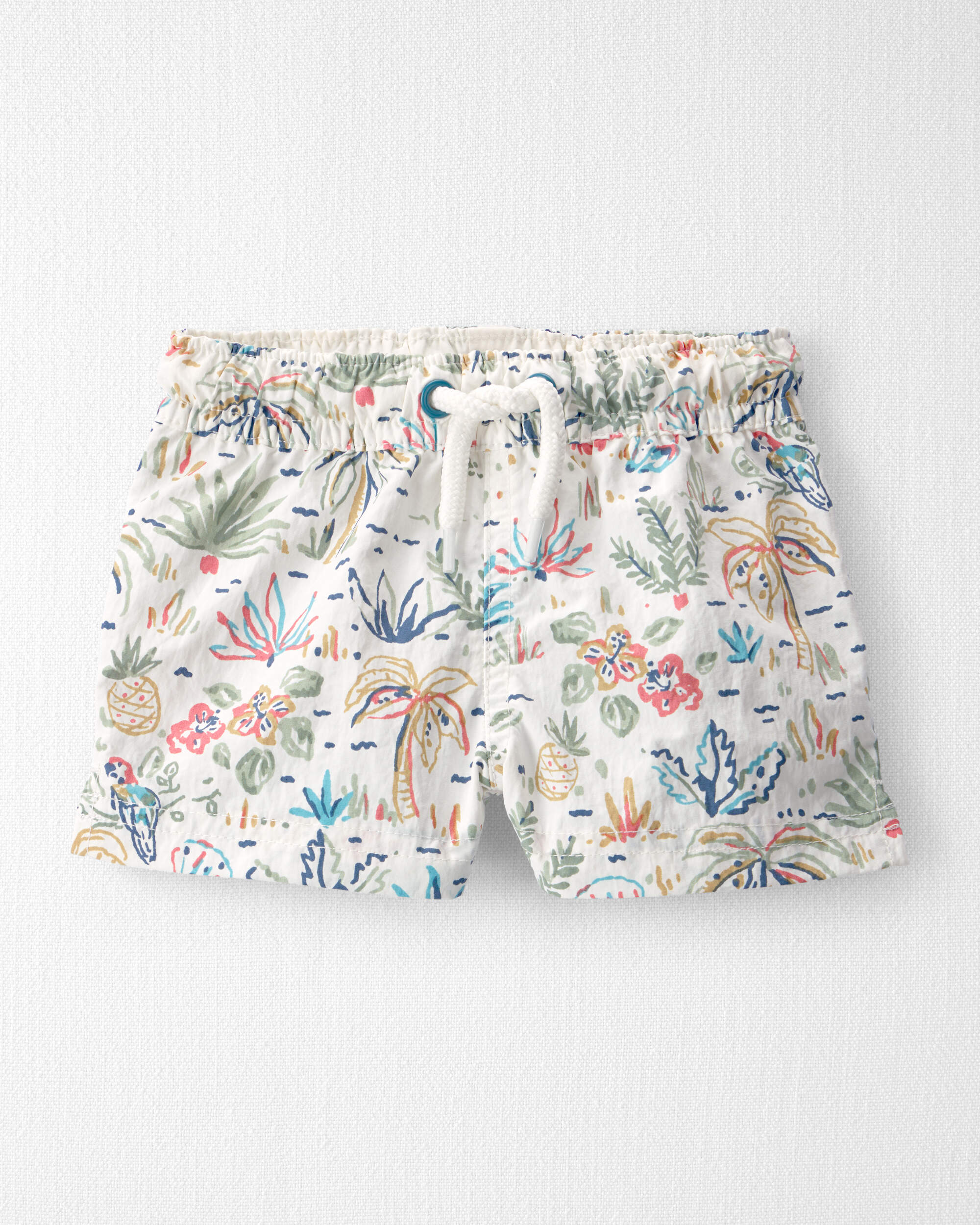 Baby Boy Recycled Swim Trunks Tropical Paradise Print