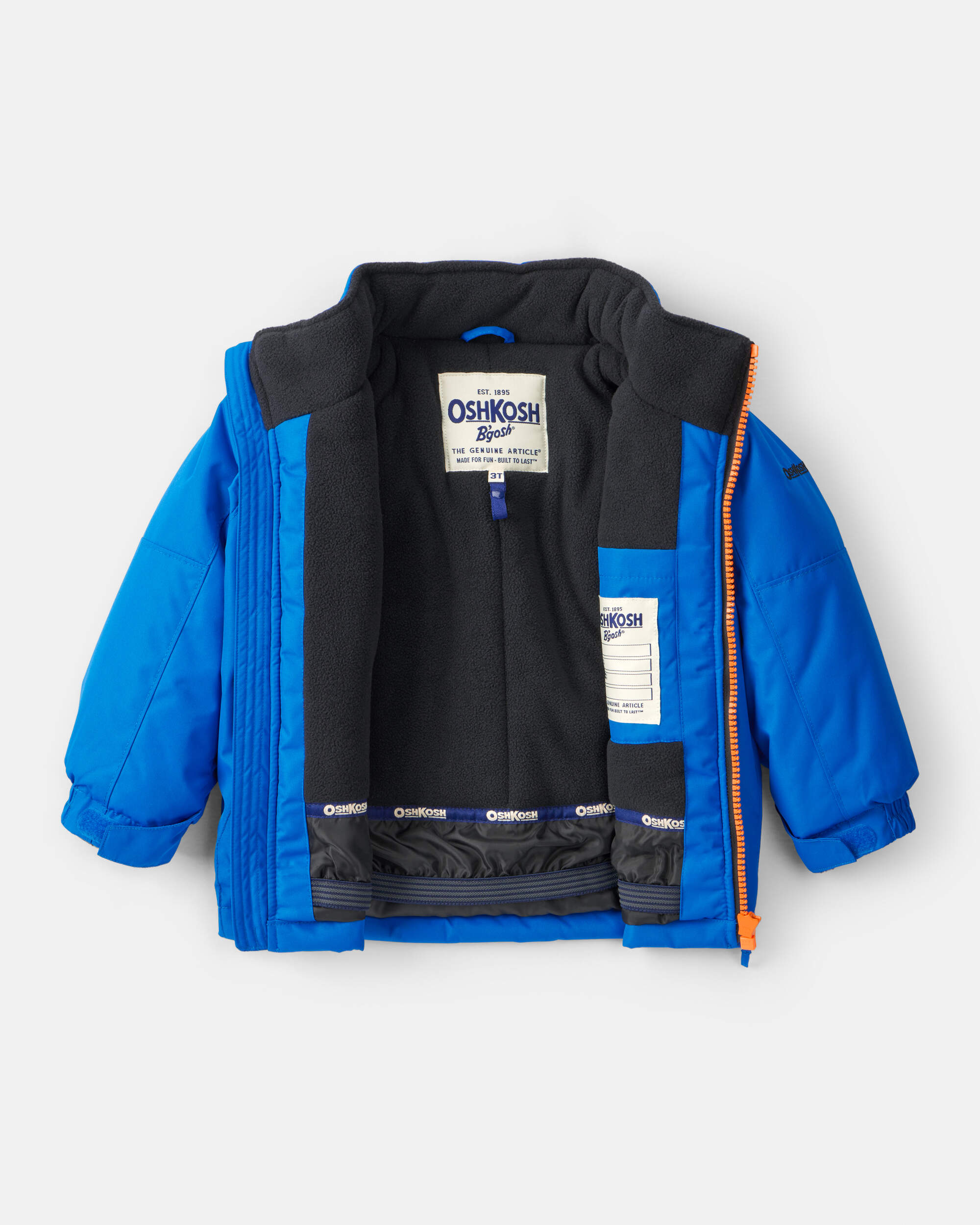 即購入OK snow Solid Blue Toddler Boy 2-Piece Solid Snowsuit Set - Blue