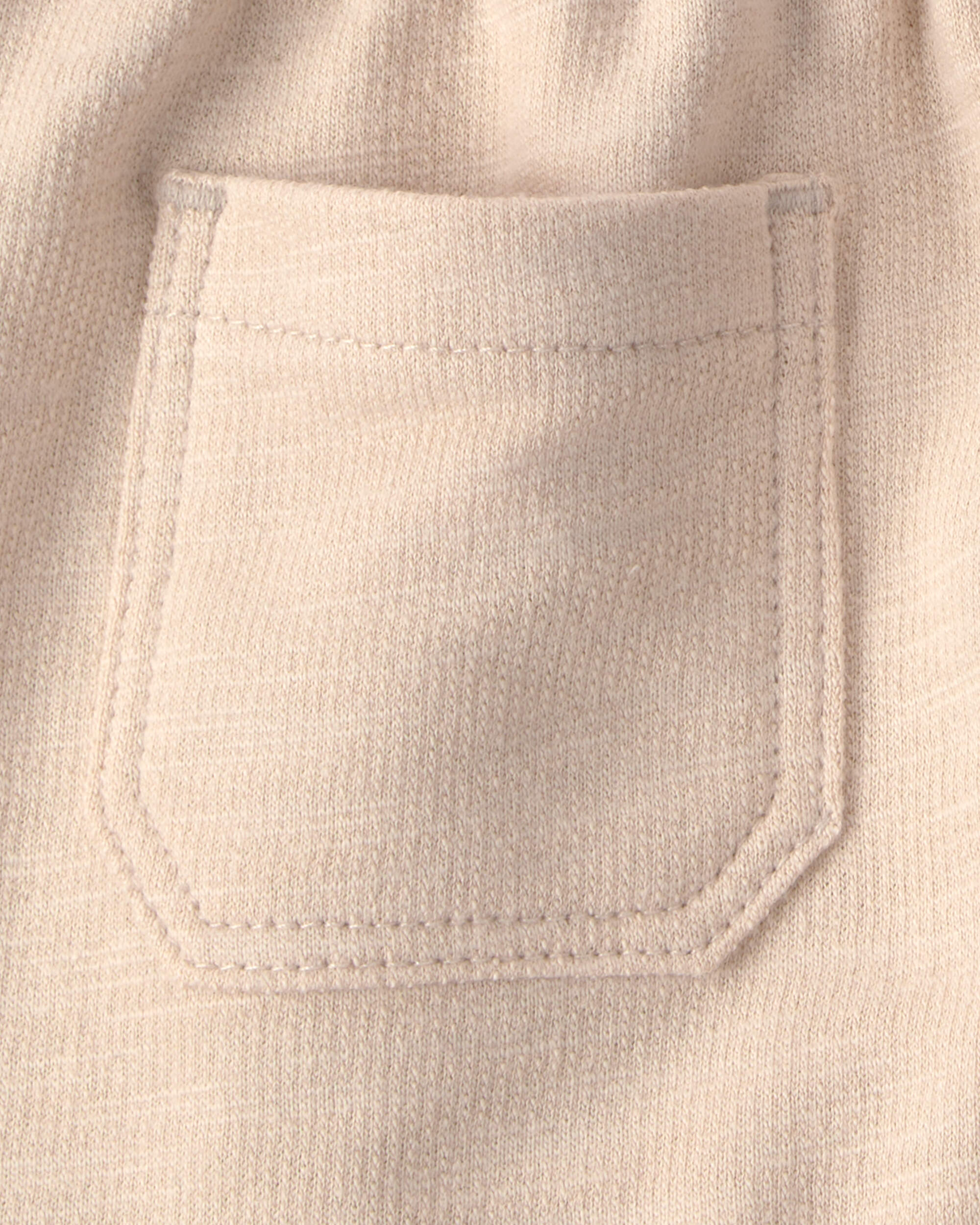 Baby Girl 2-Piece Floral Top & Short Set - Cream/Tan