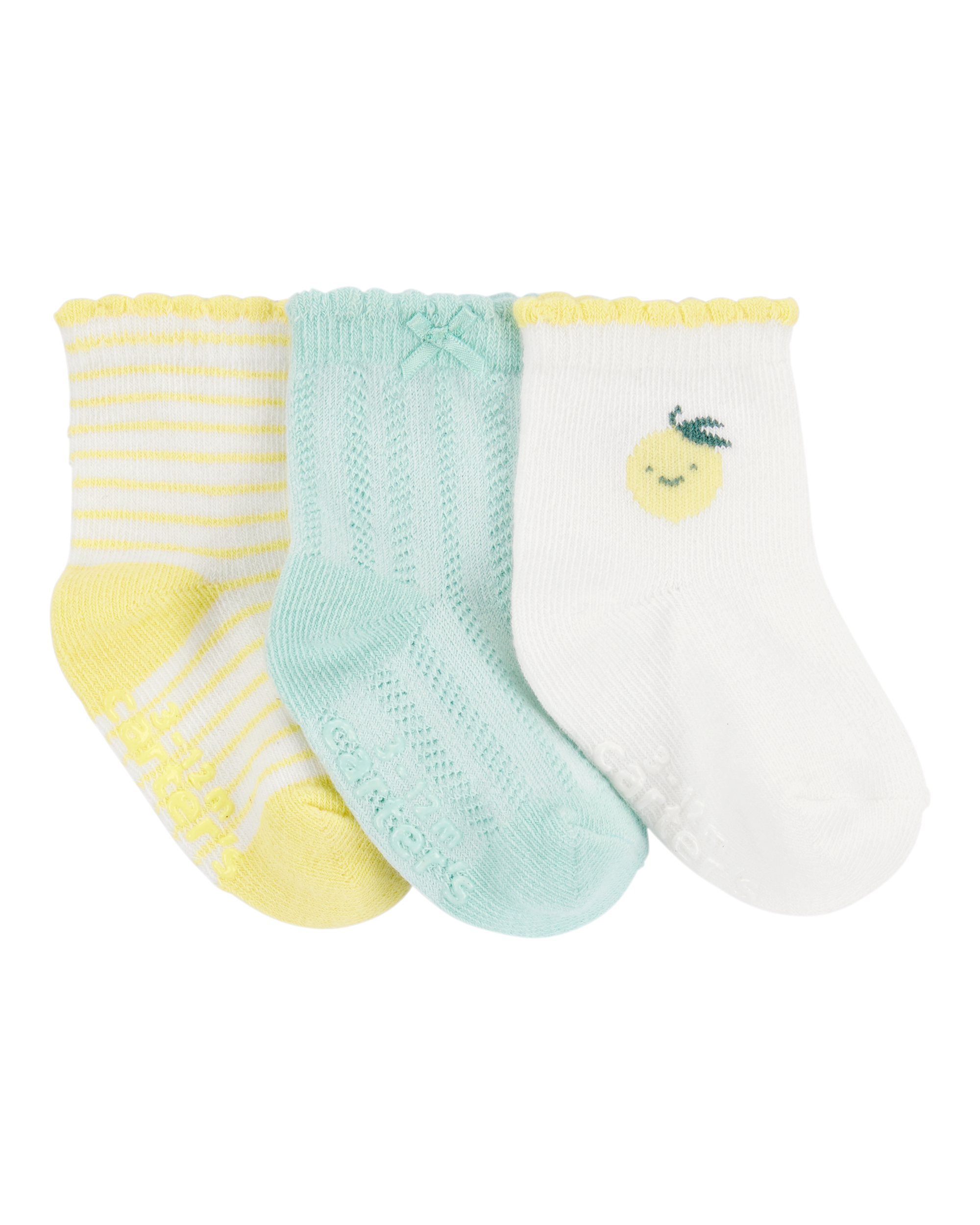 Baby Lemon 3-Pack Socks
