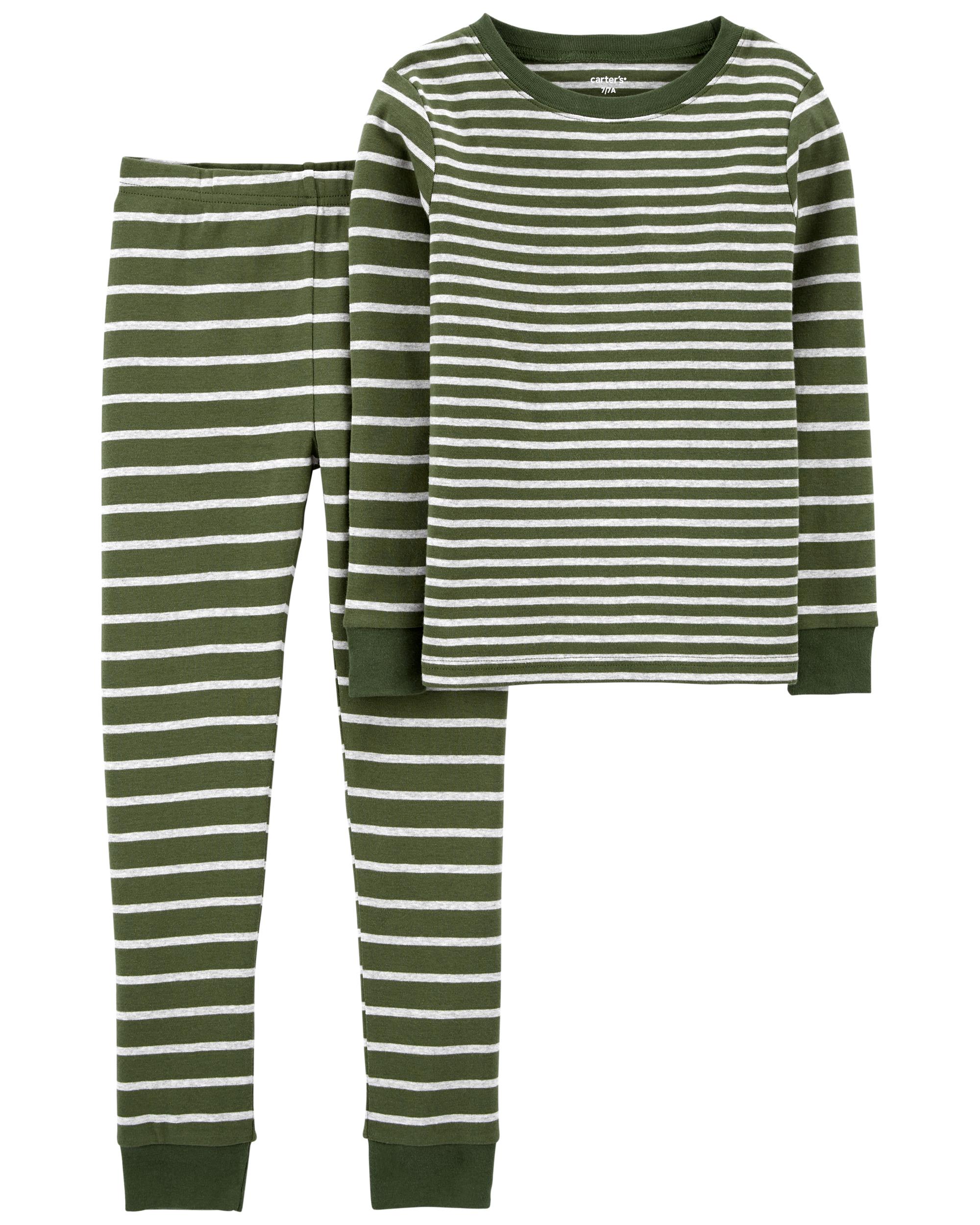 2-Piece Striped 100% Snug Fit Cotton Pyjamas