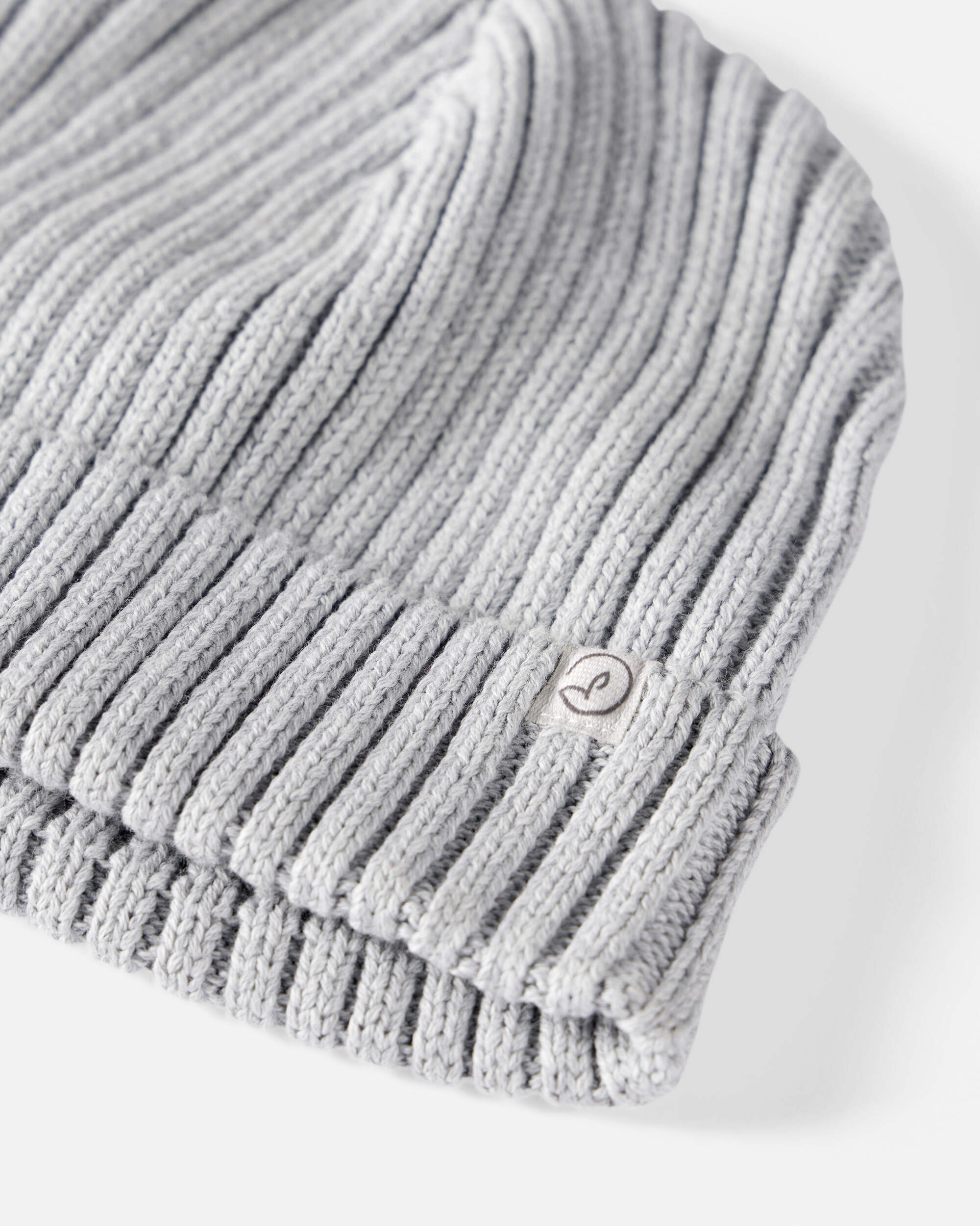 Toddler Organic Cotton Sweater Knit Beanie