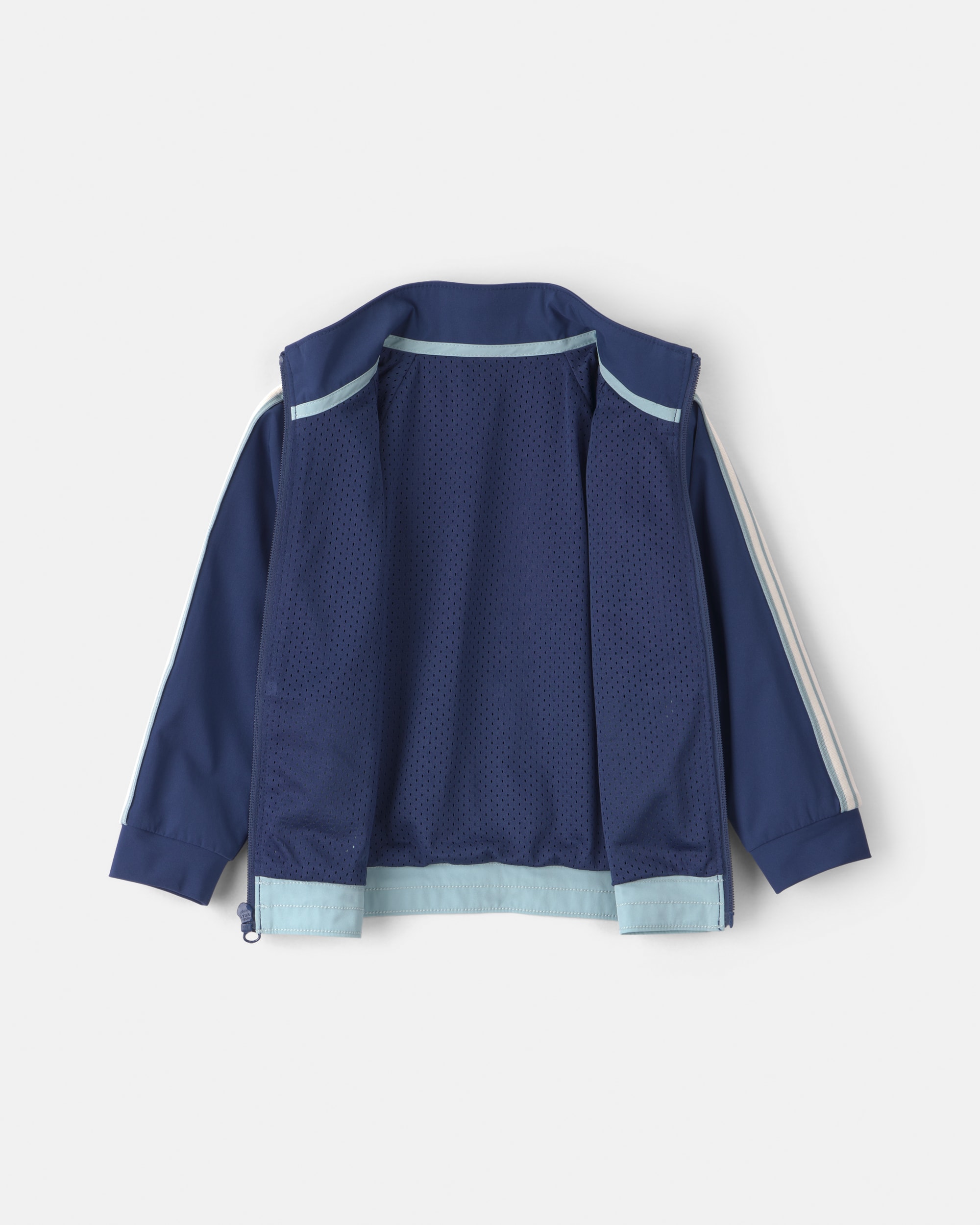 Toddler Boy colour Block Zip-Up Jacket - Navy Blue