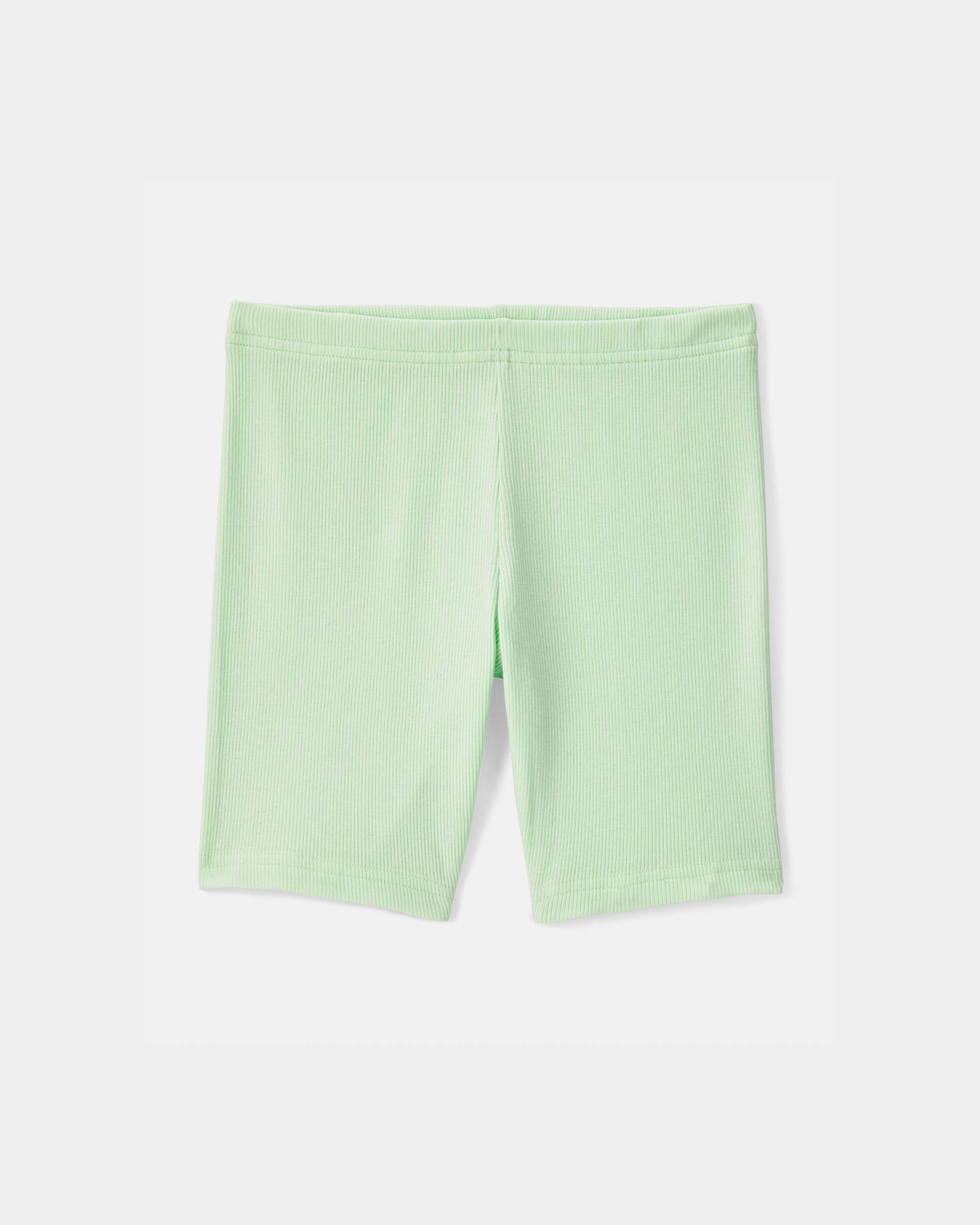 Girls Solid Bike Shorts