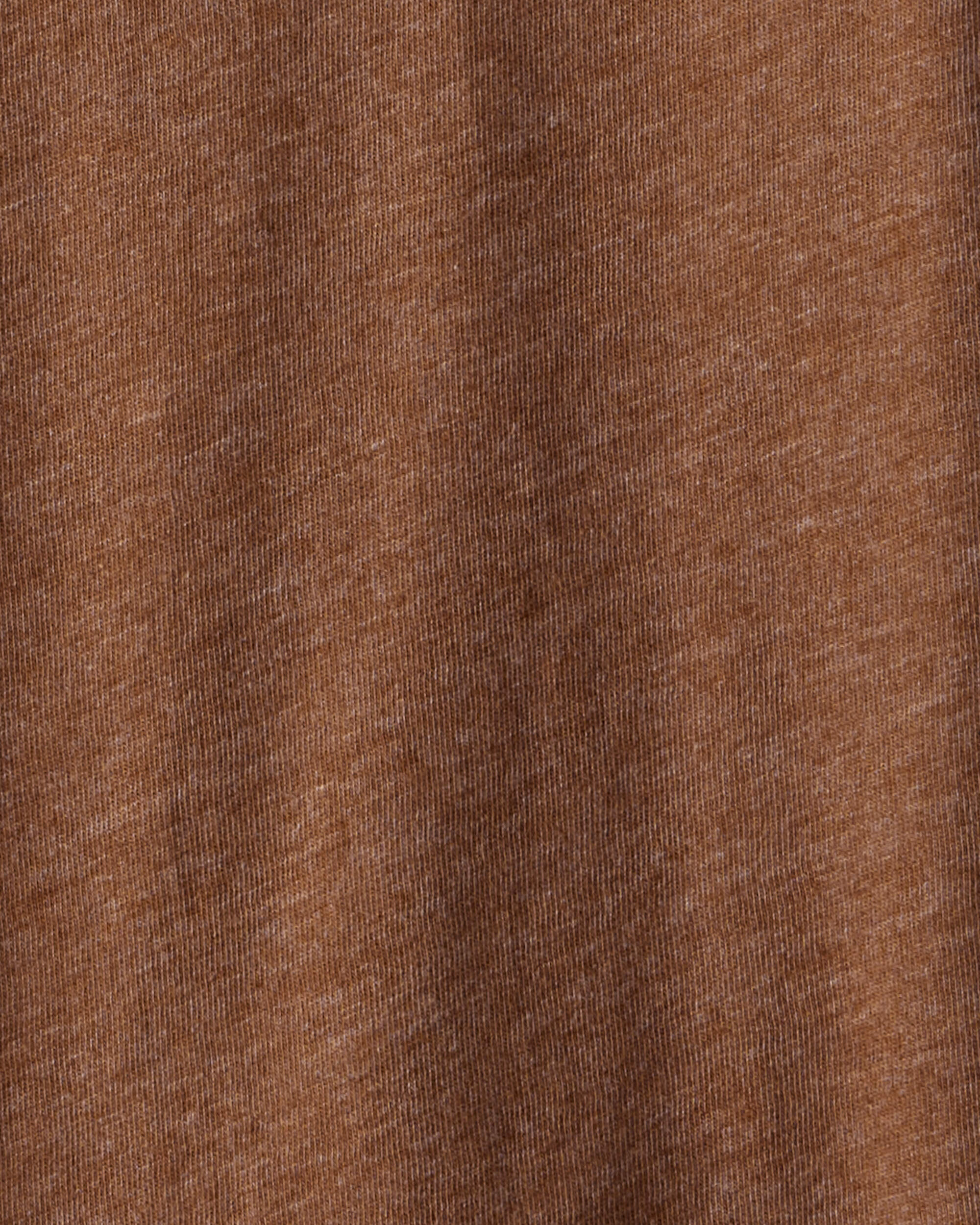 Boys Solid Long-Sleeve Tee - Brown