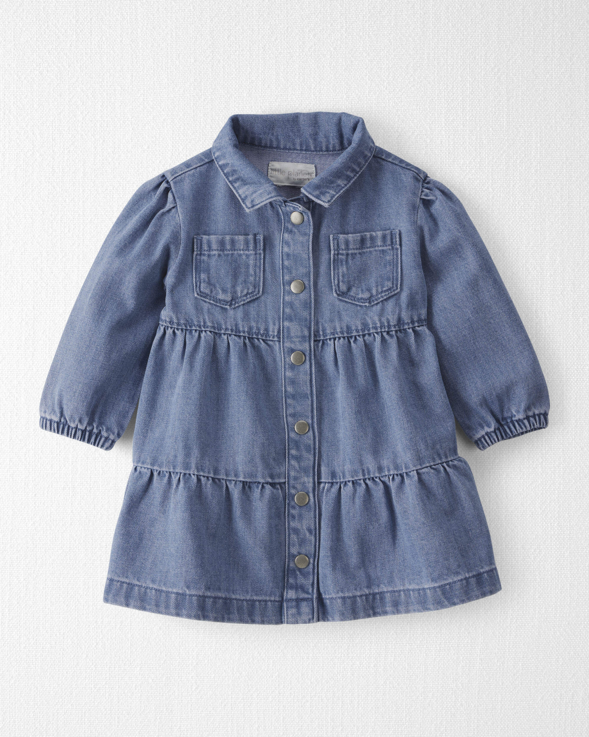 Baby Girl Organic Cotton Denim Dress