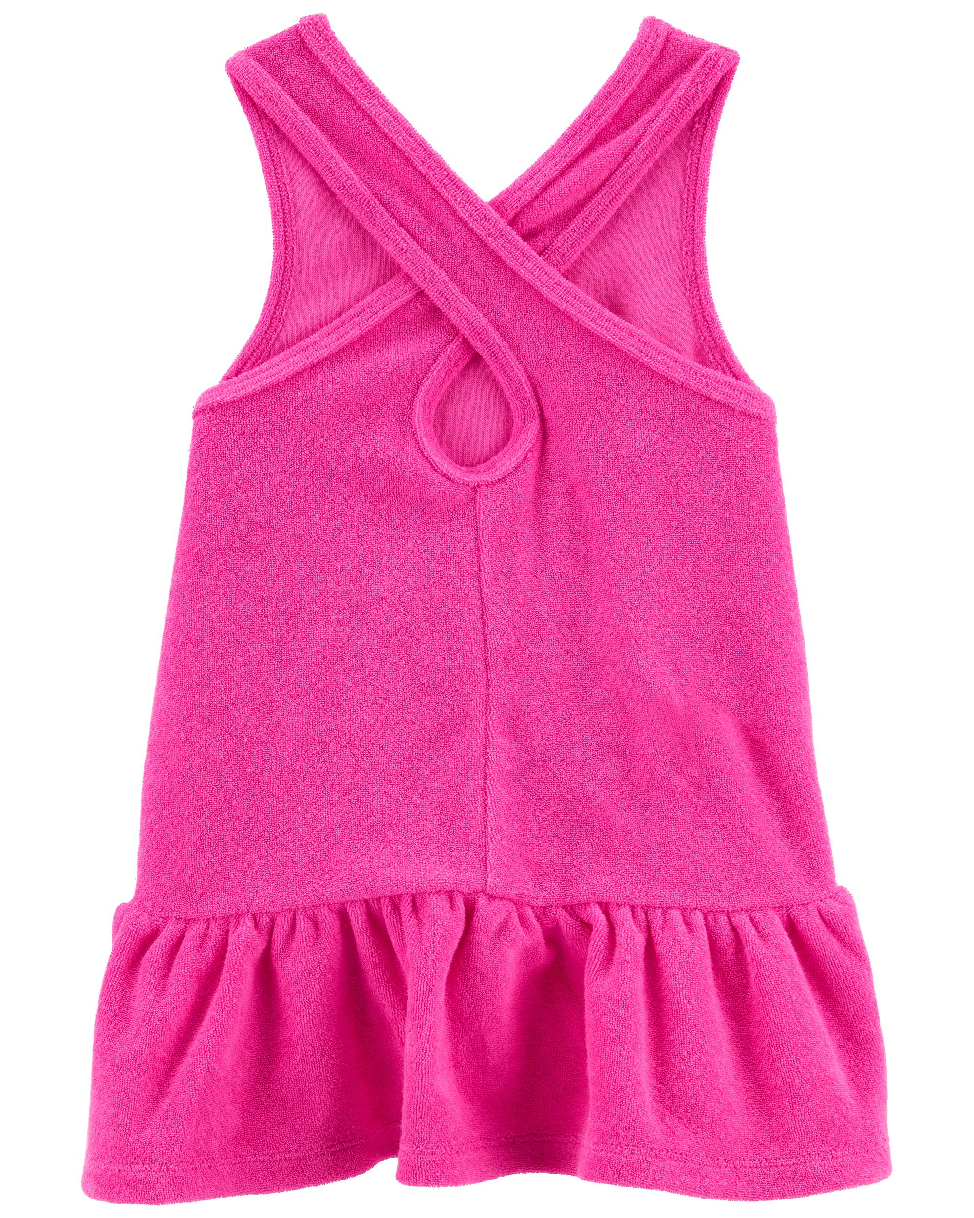 Pink Racer Back Swim CoverUp