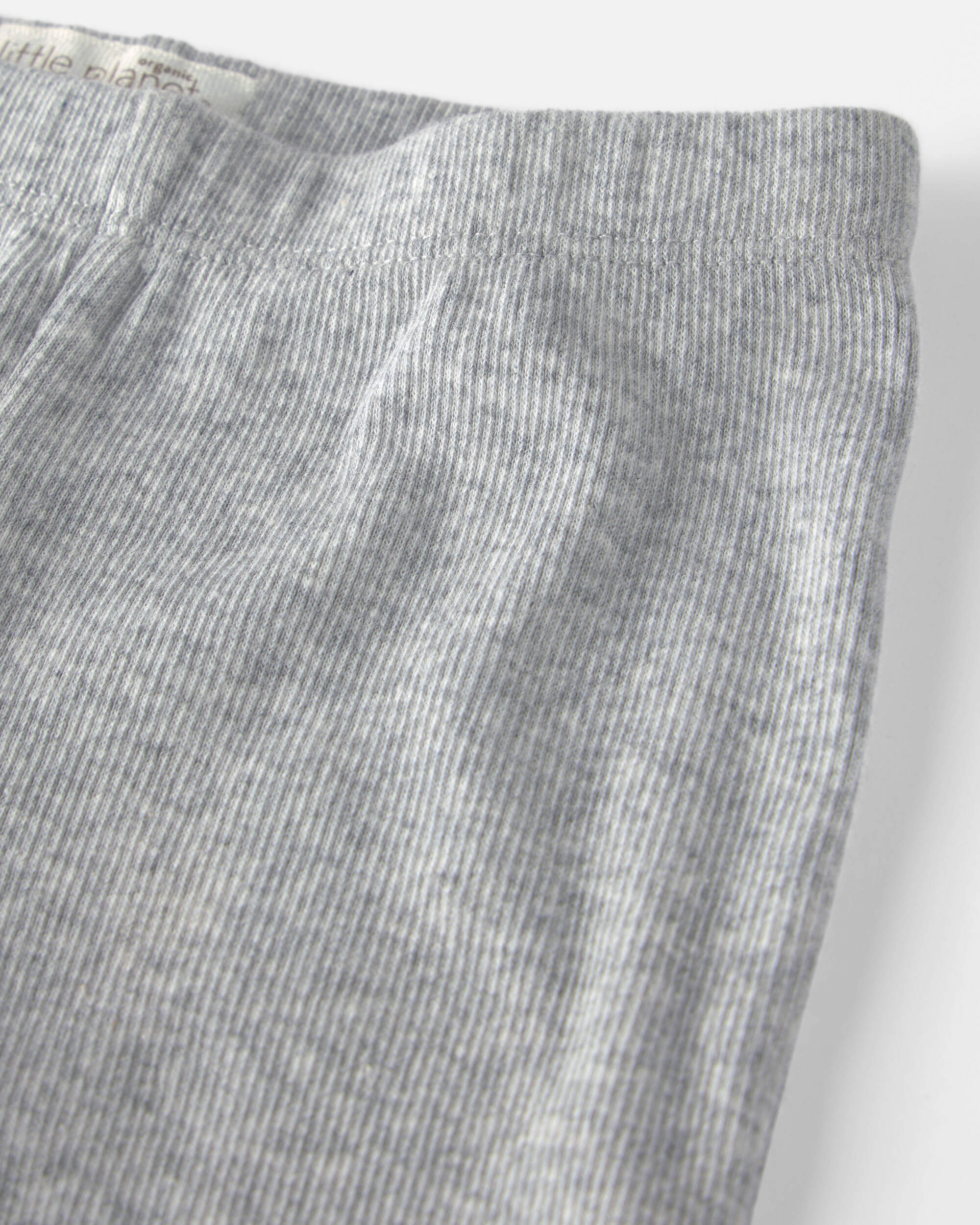 Baby Boy Organic Cotton Rib Footed Pants