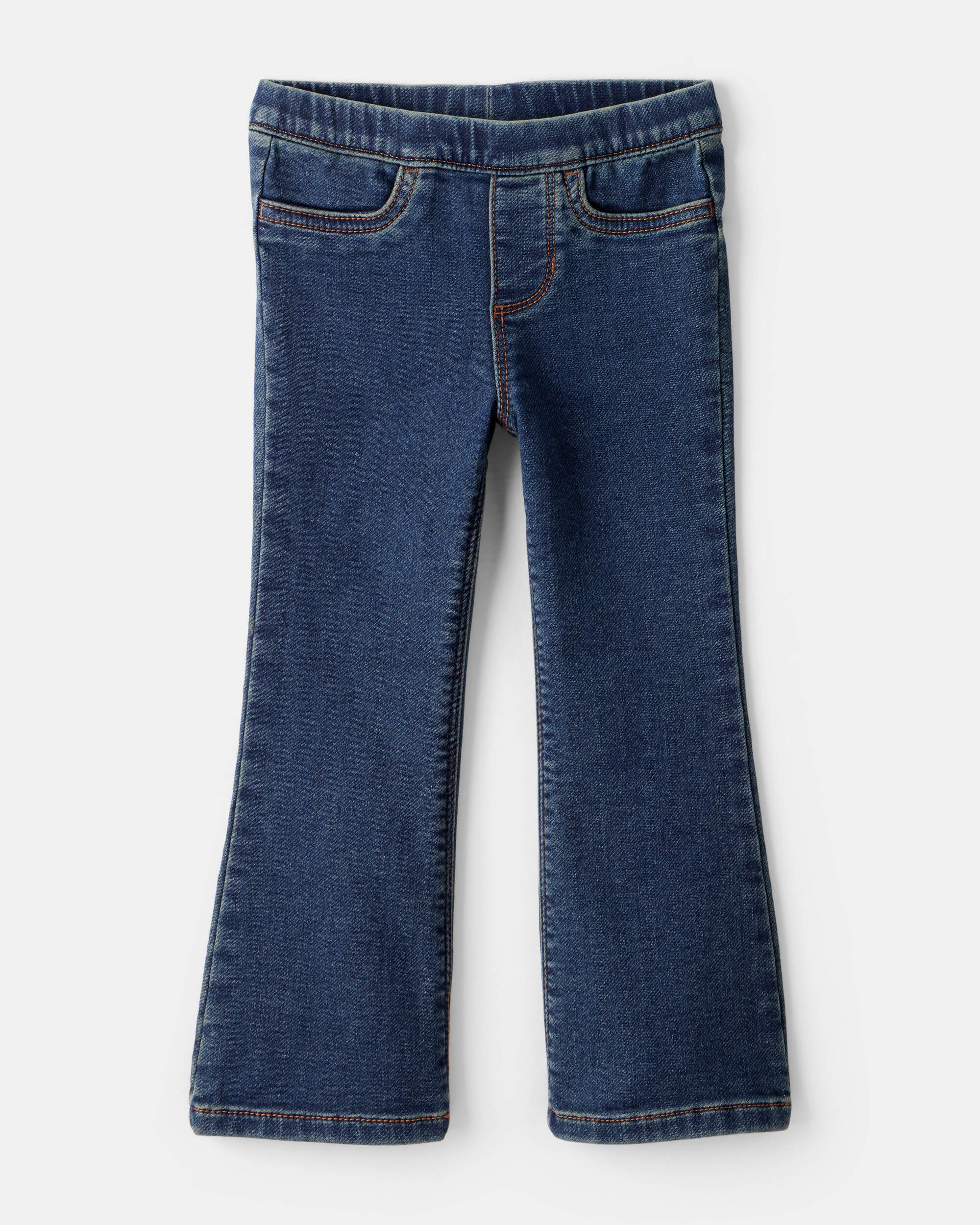 Toddler Girl 2-Piece Floral Top and Denim Pants Set