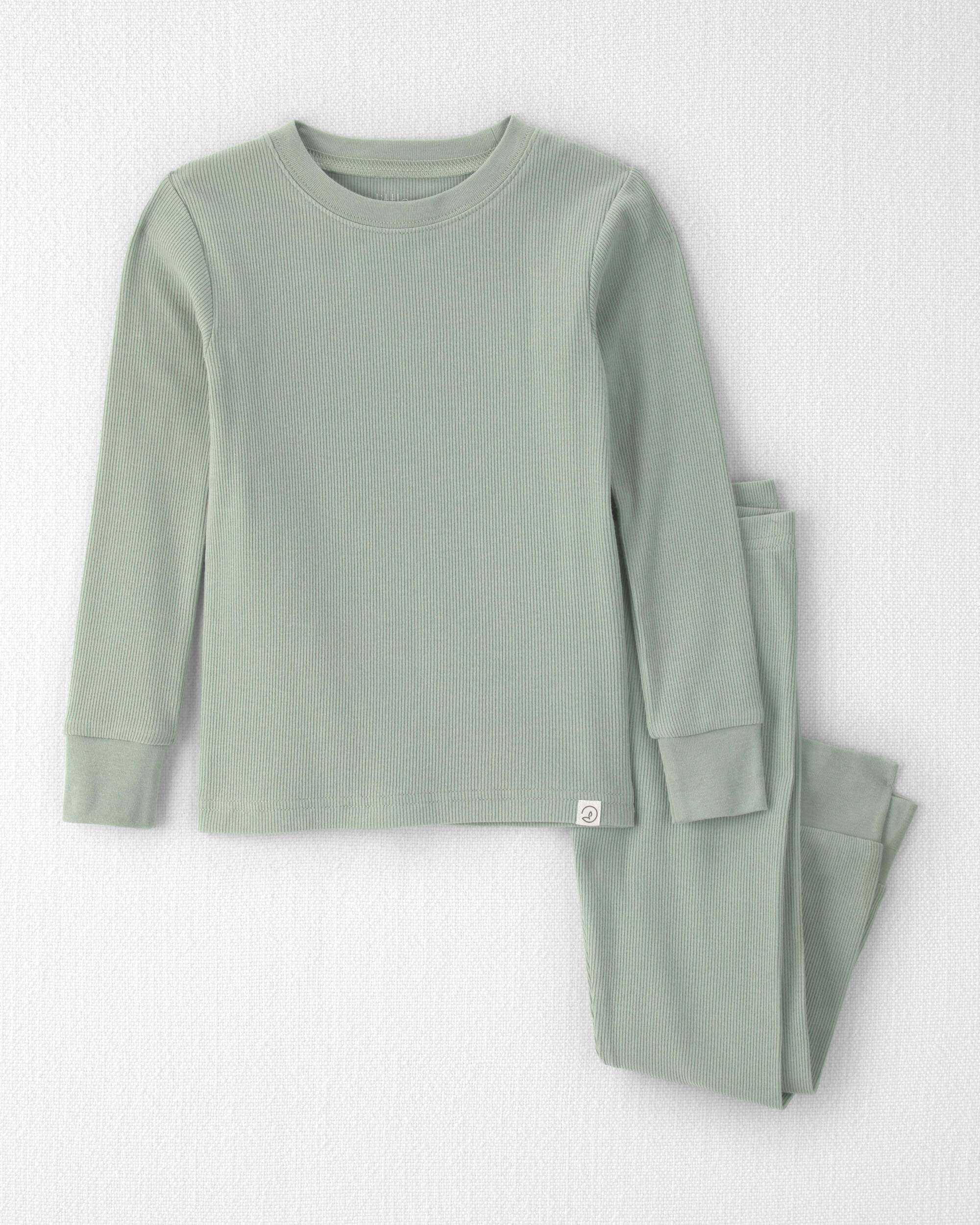 Toddler 2-Piece Long-Sleeve Pajama Set Green