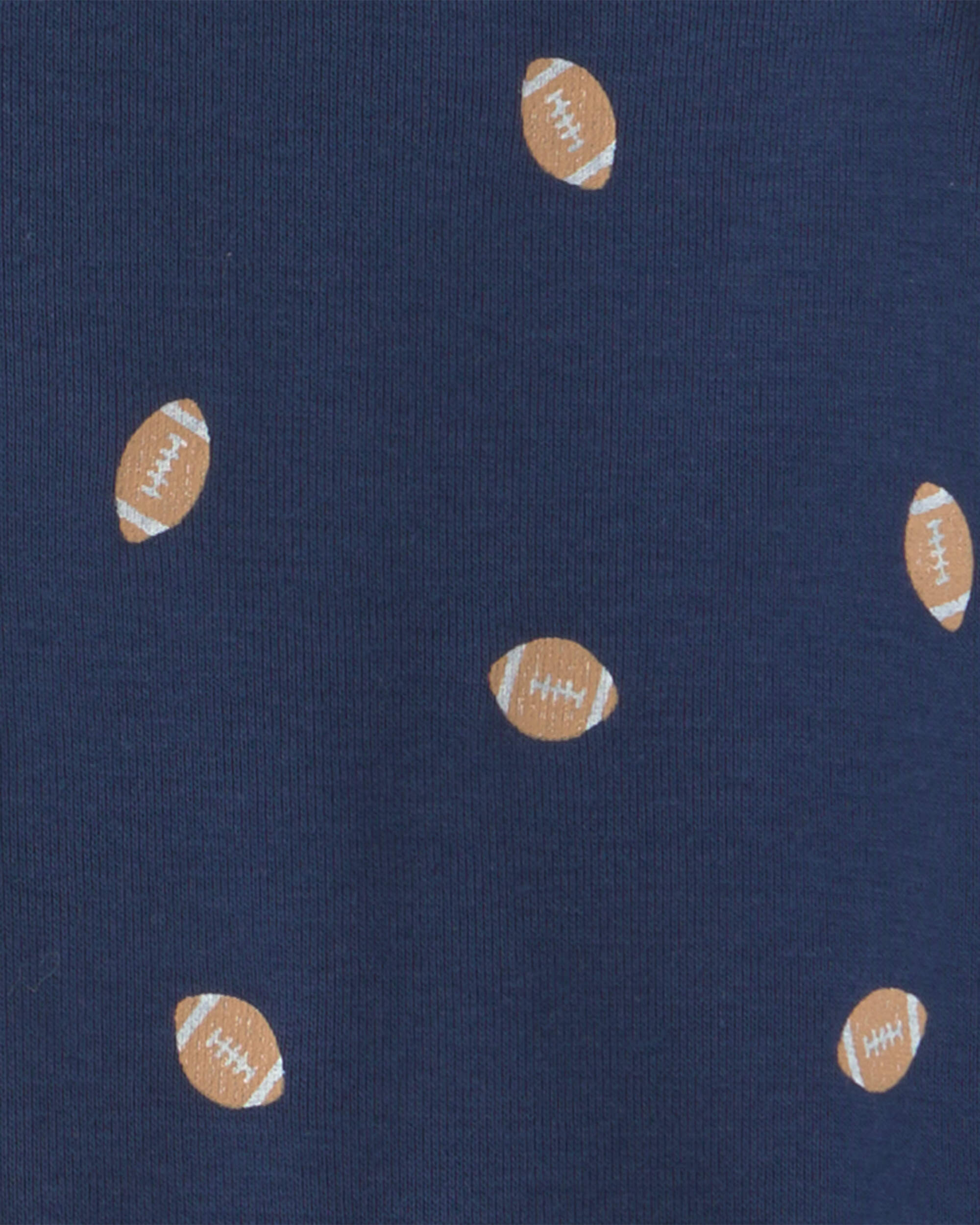 Baby Boy 4-Pack Football Long-Sleeve Multipack Bodysuits