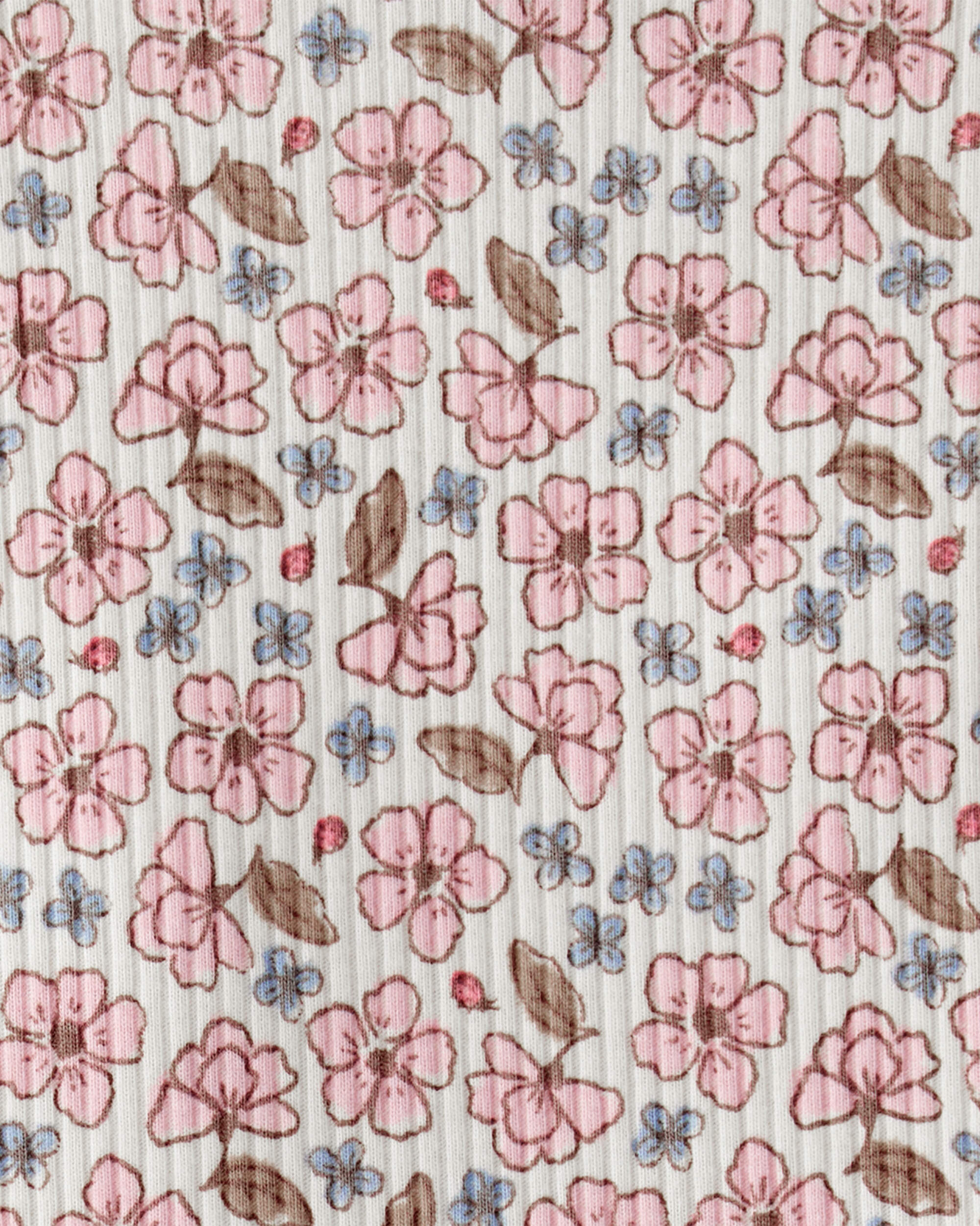 Baby Girl Ruffle Floral Bodysuit & Pant Set