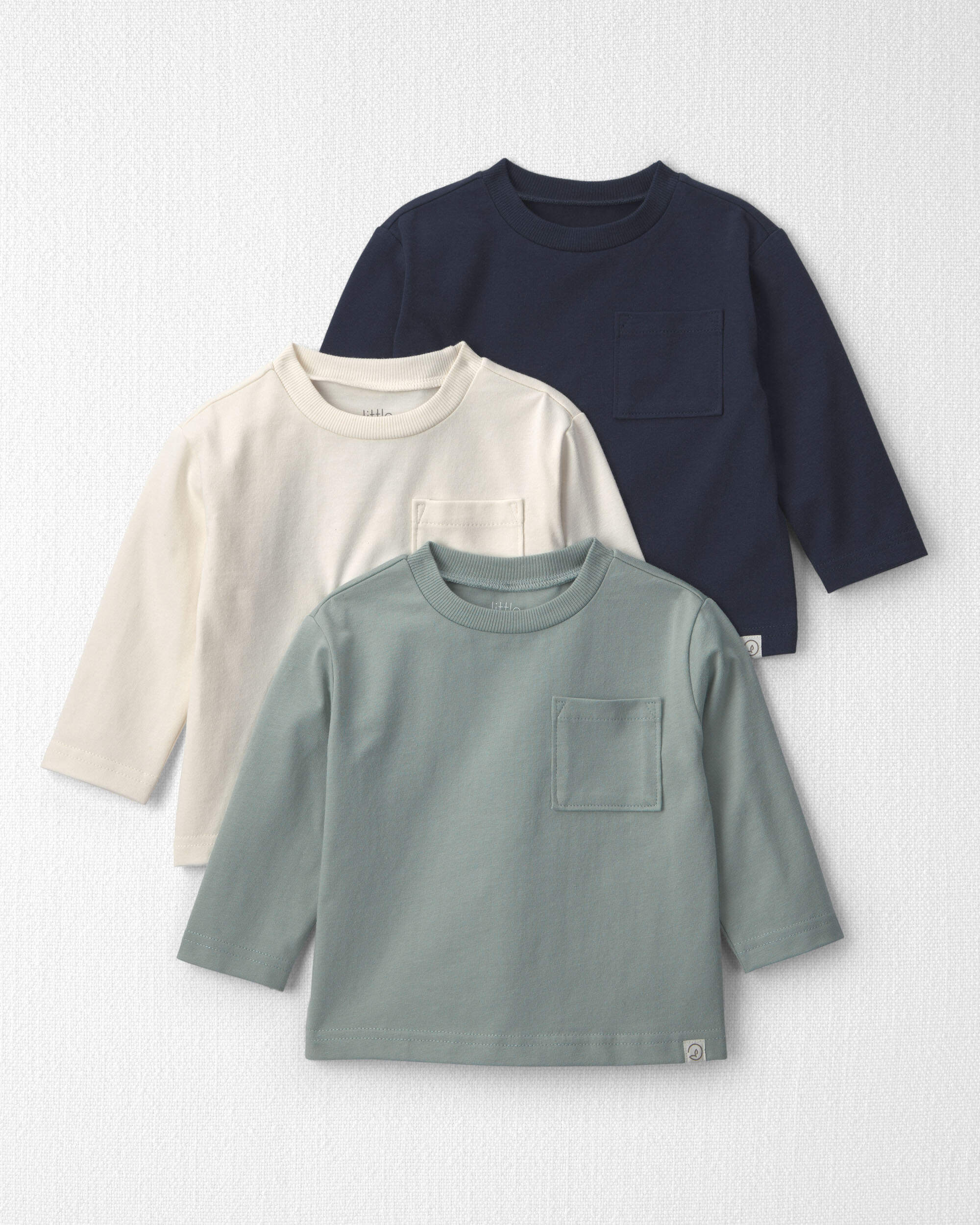 Baby Boy 3-Pack Organic Cotton Tops