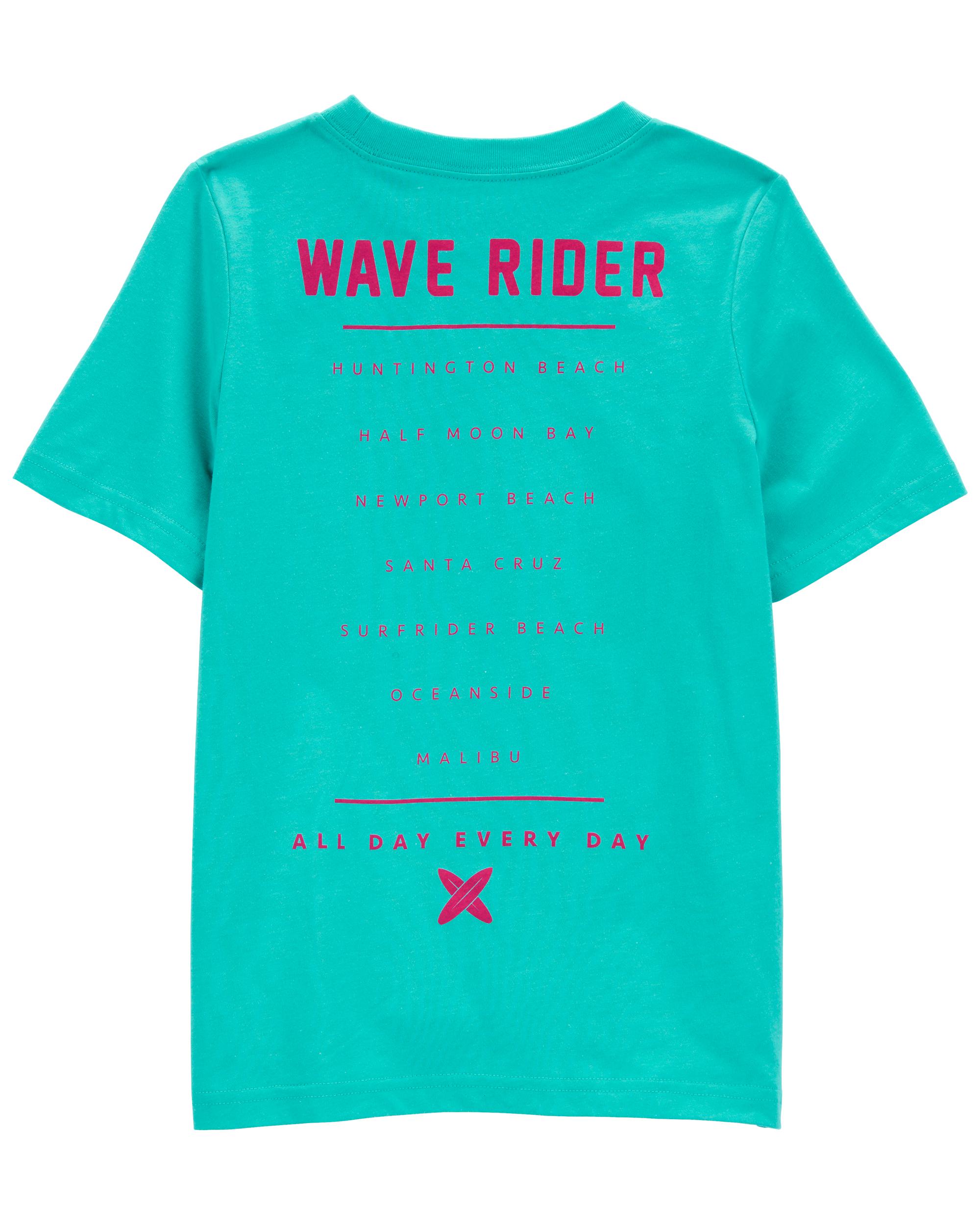 Kid Wave Rider Shark Jersey Tee