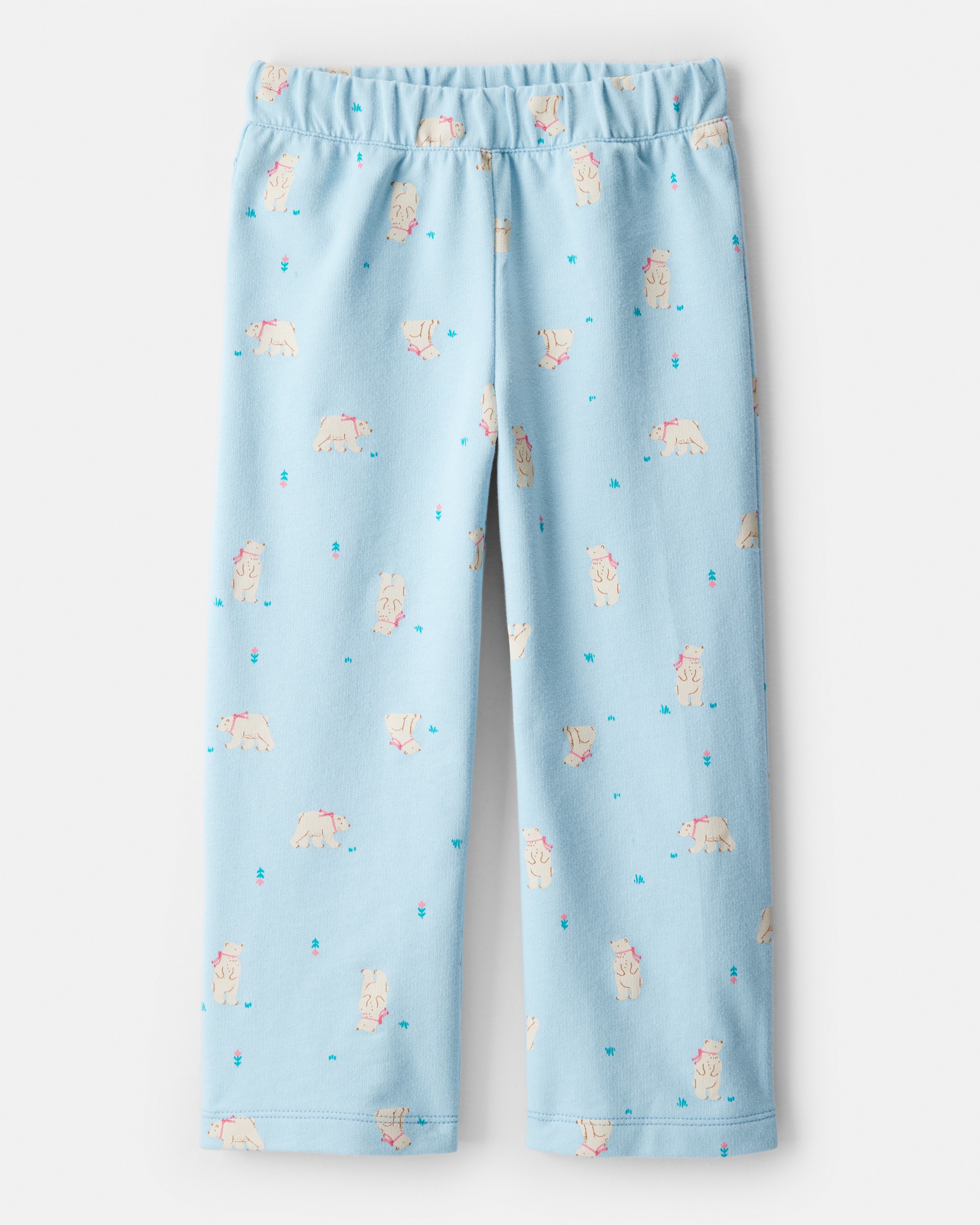Toddler Girl DayDream Fleece Polar Bear Pullover & Pant Set - Blue