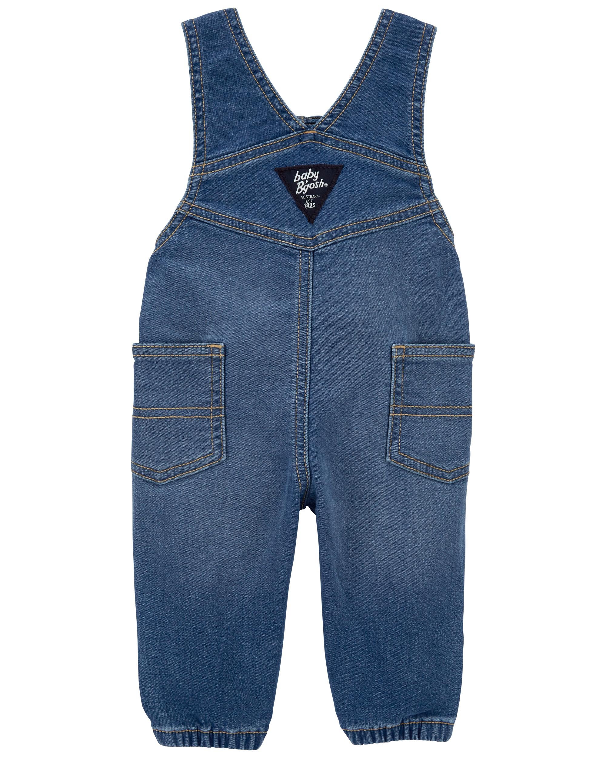 Knit denim overalls 2025