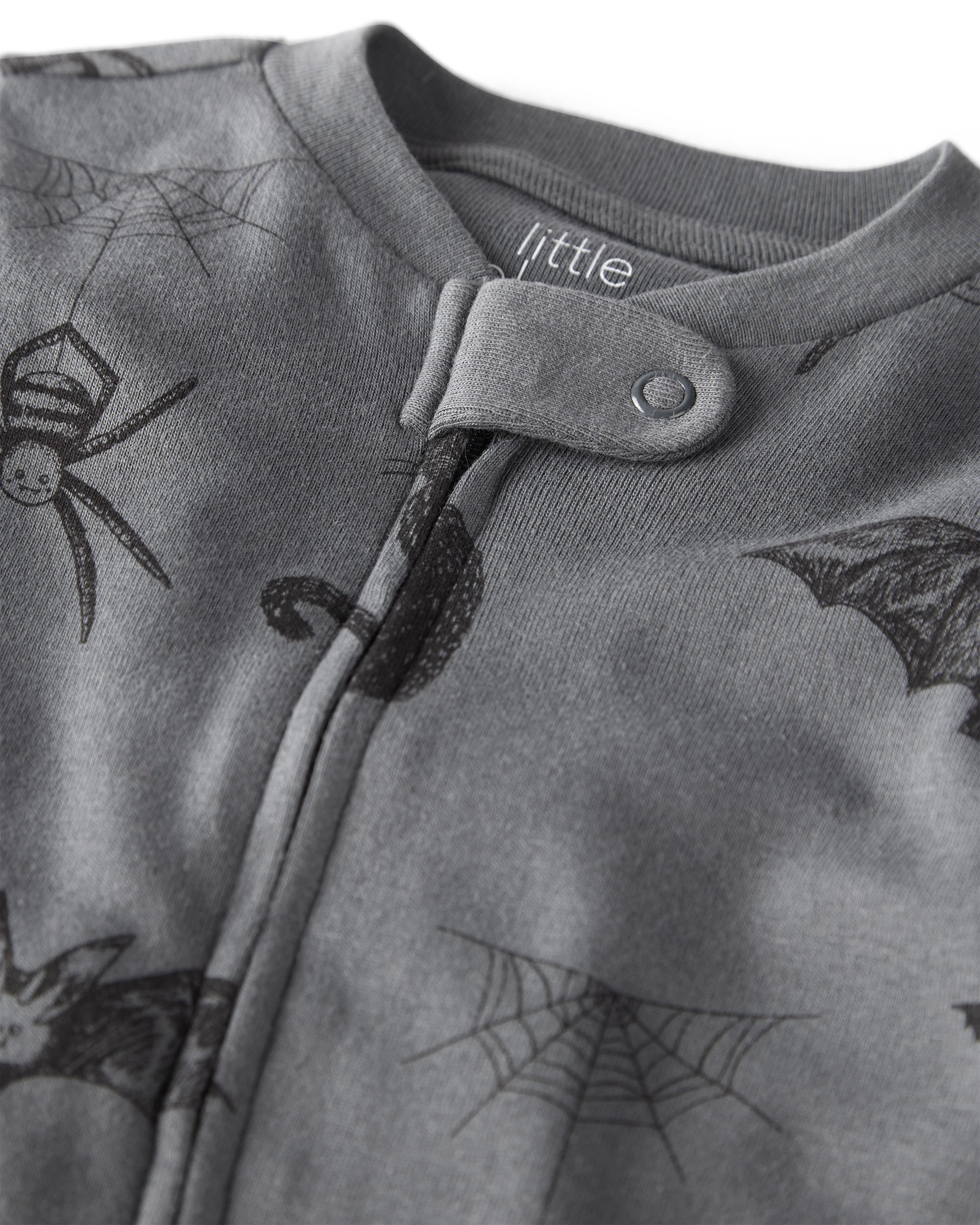 Baby Organic Cotton Sleep & Play Pyjamas Spooky Creatures Print