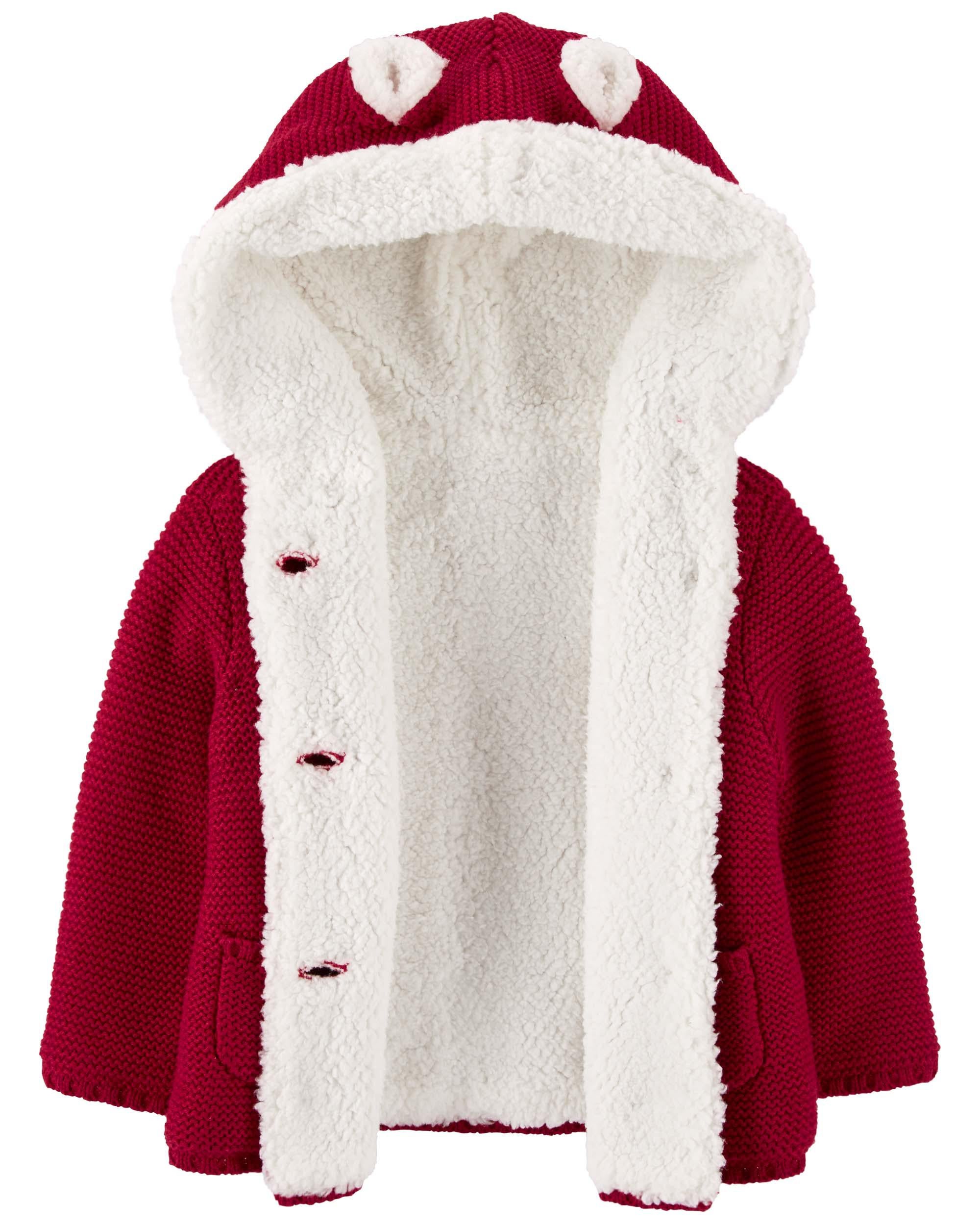 Carters red cardigan store