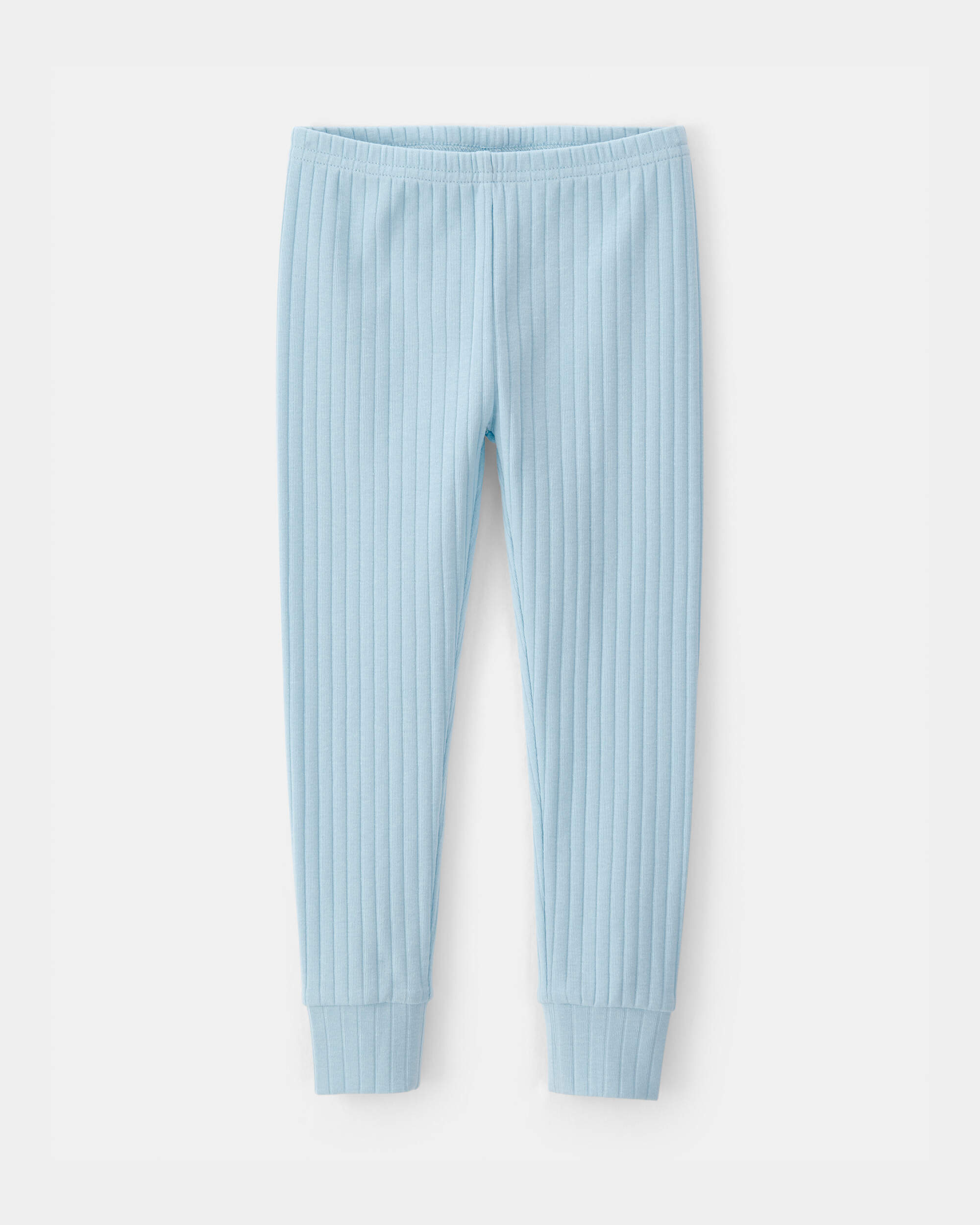 Toddler Boy Rib Snug Fit 2-Piece Pajama Set - Blue