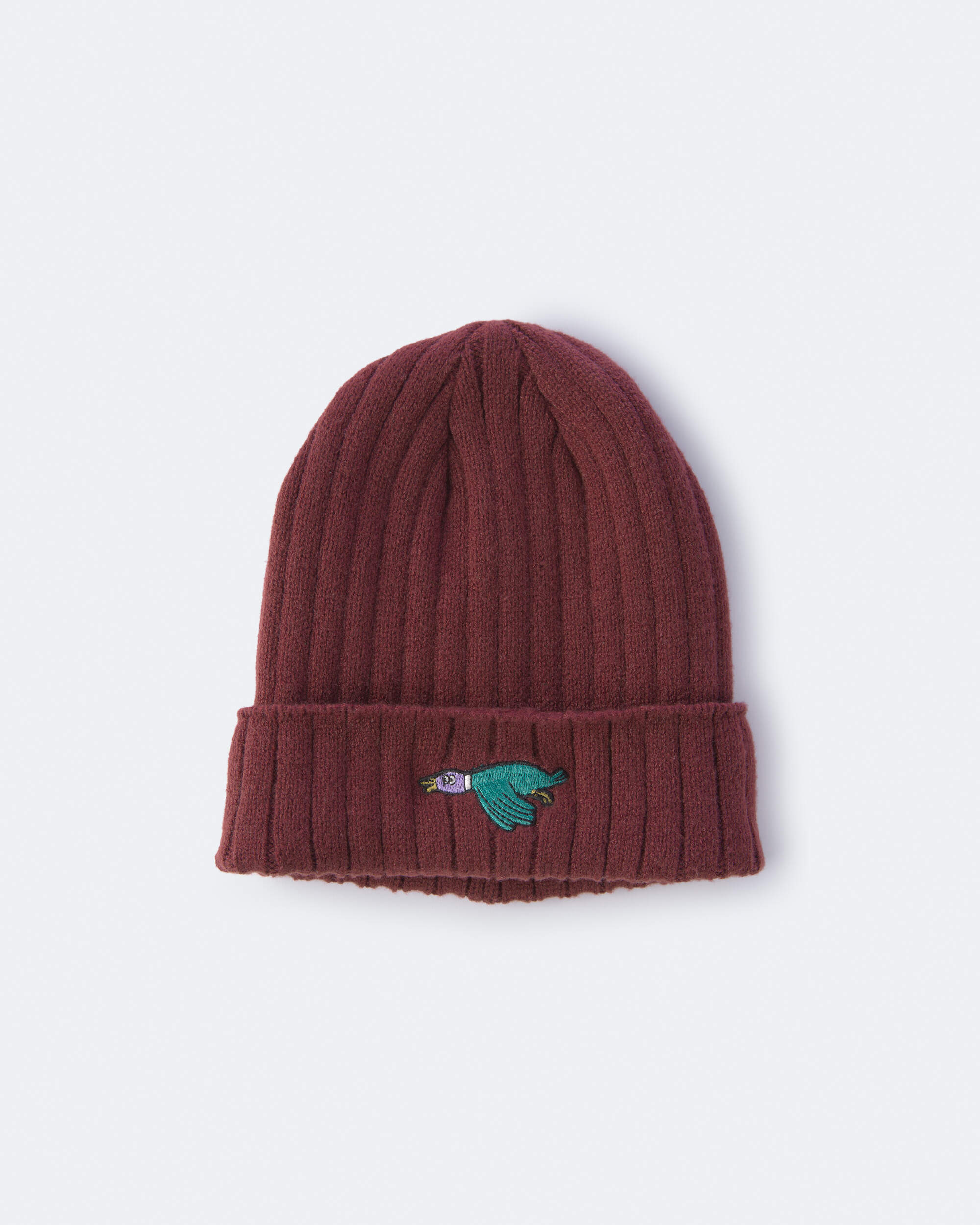 Toddler Duck Beanie - Brown